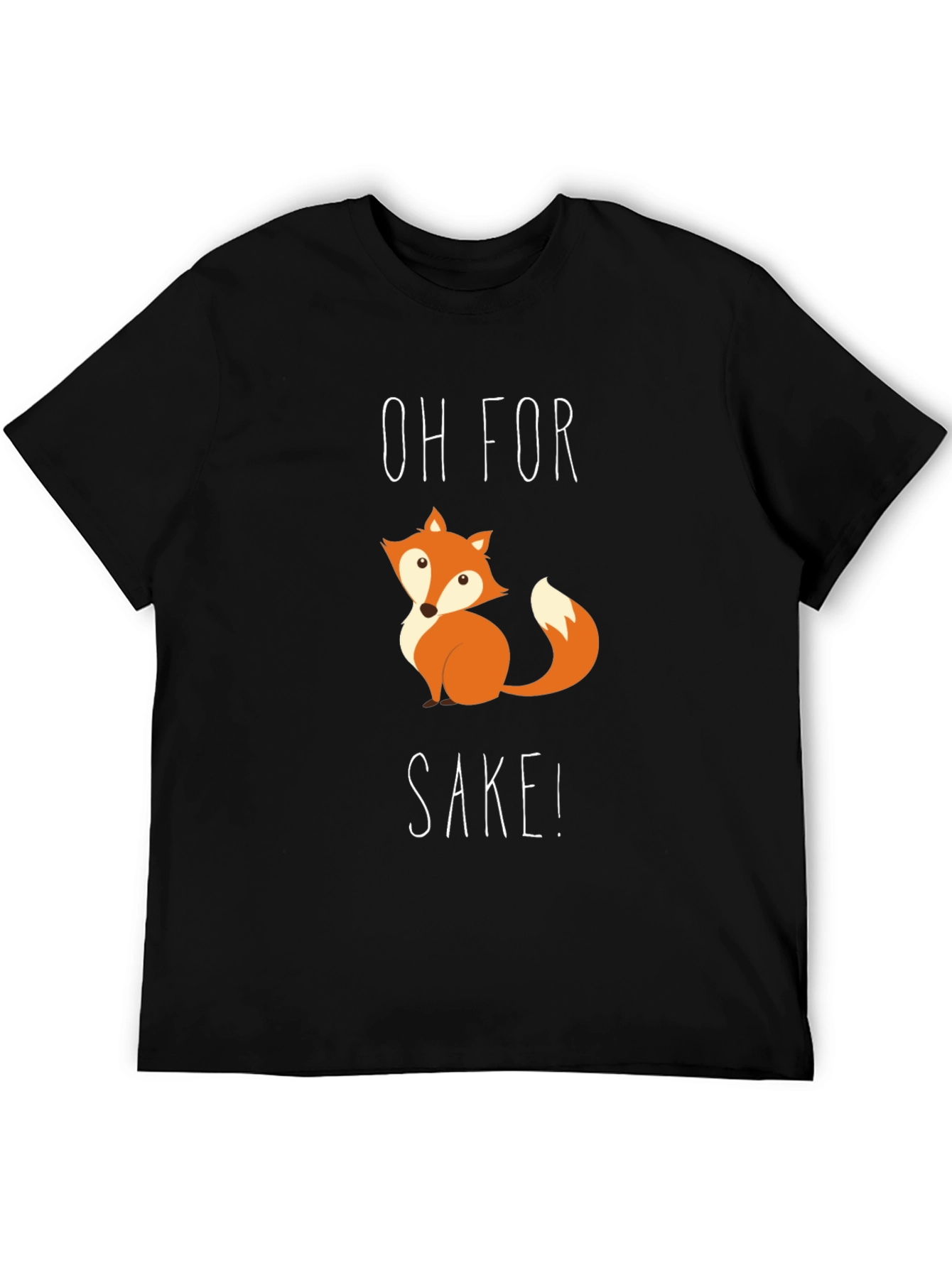 Funny Fox SAKE! T-Shirt - Cute Animal Graphic Tee