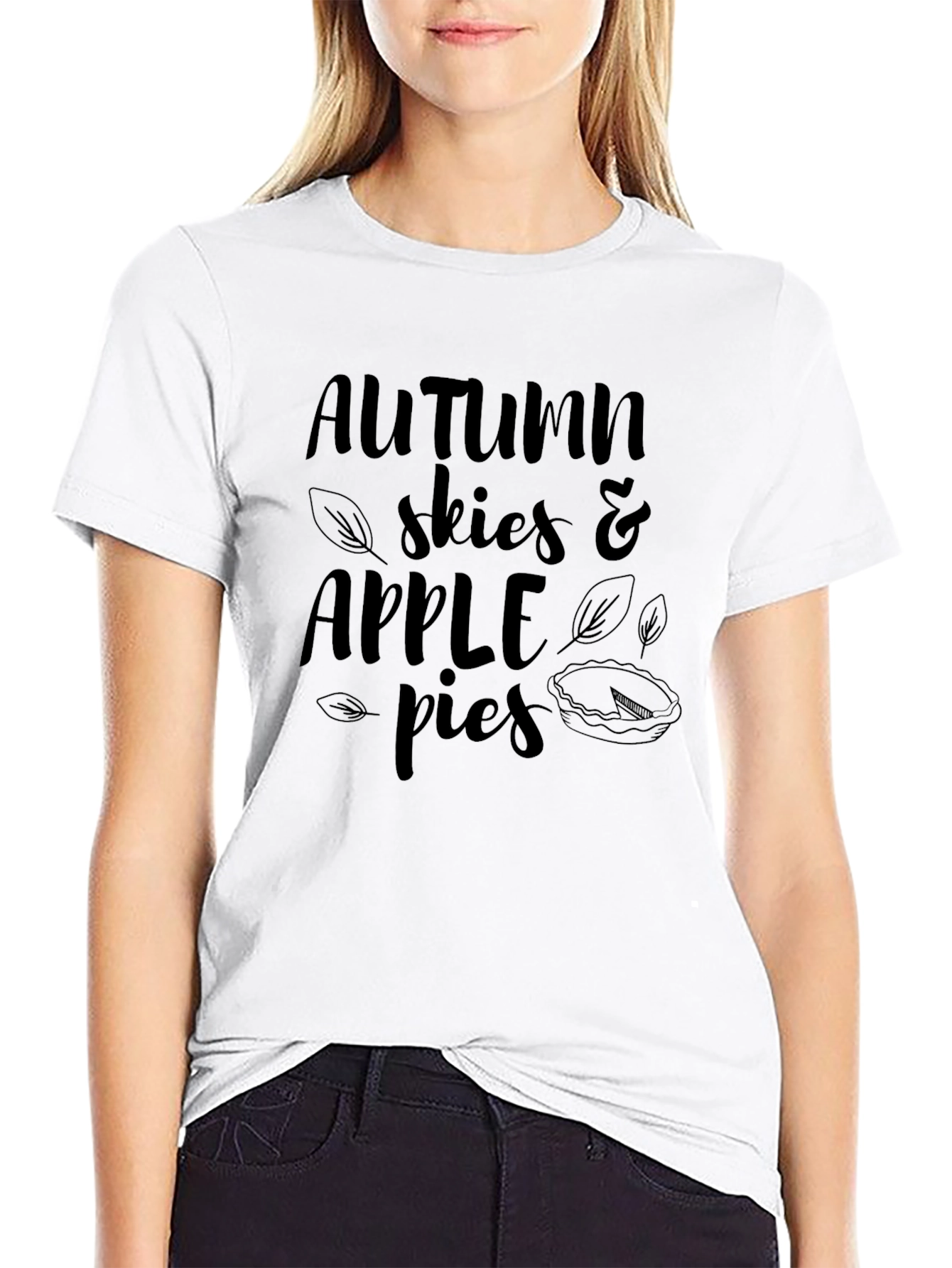 Autumn Skies Apple Pies Graphic Tee