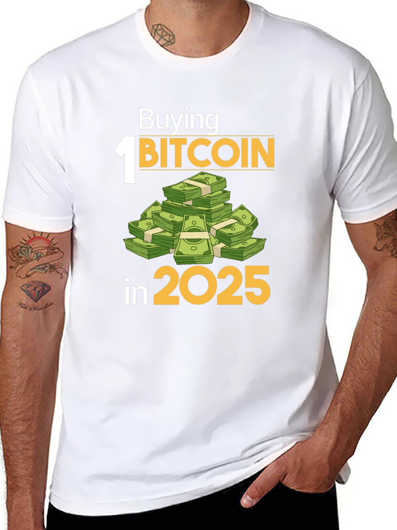 Bitcoin 2025 Graphic T-Shirt - Crypto Investor Tee