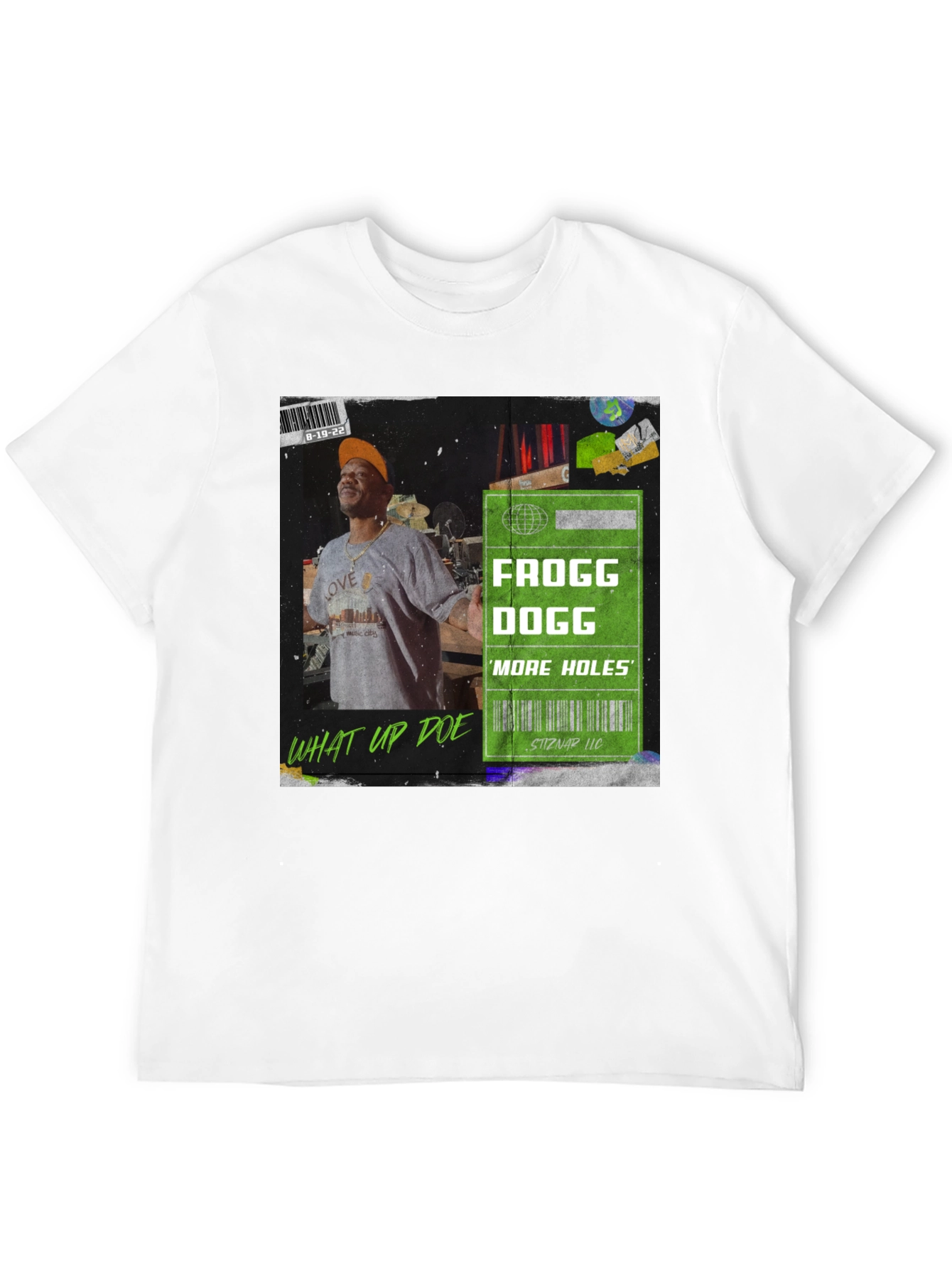 Frogg Dogg More Holes Black Graphic Tee