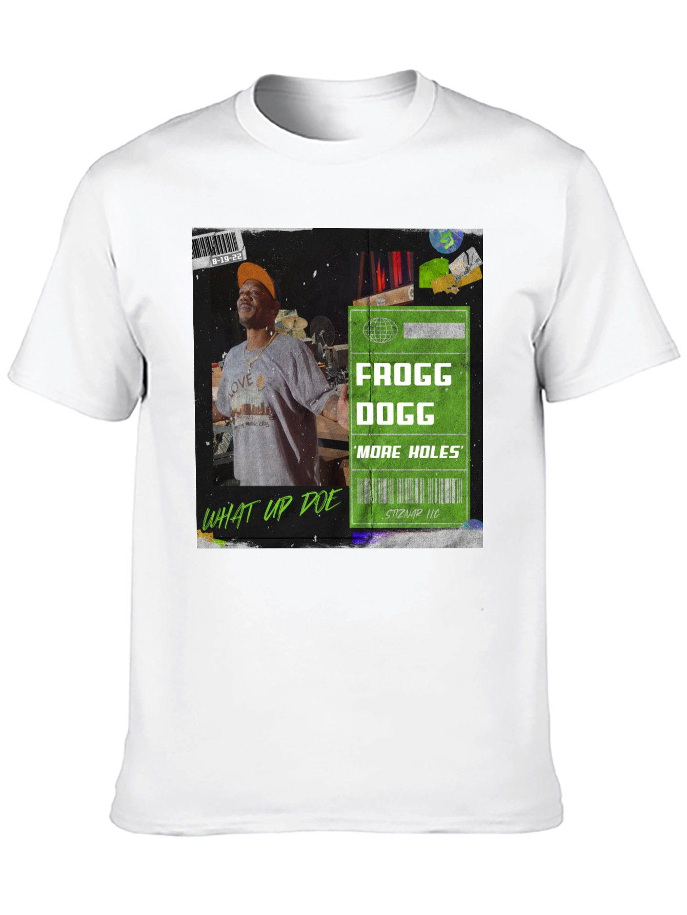 Frogg Dogg More Holes Black Graphic Tee