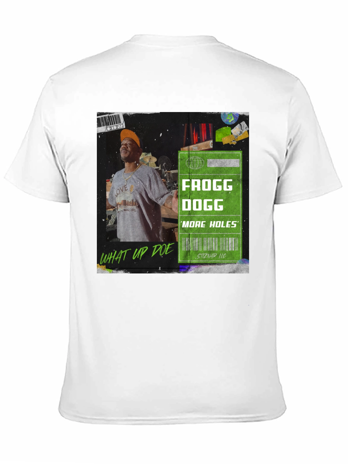 Frogg Dogg More Holes Black Graphic Tee