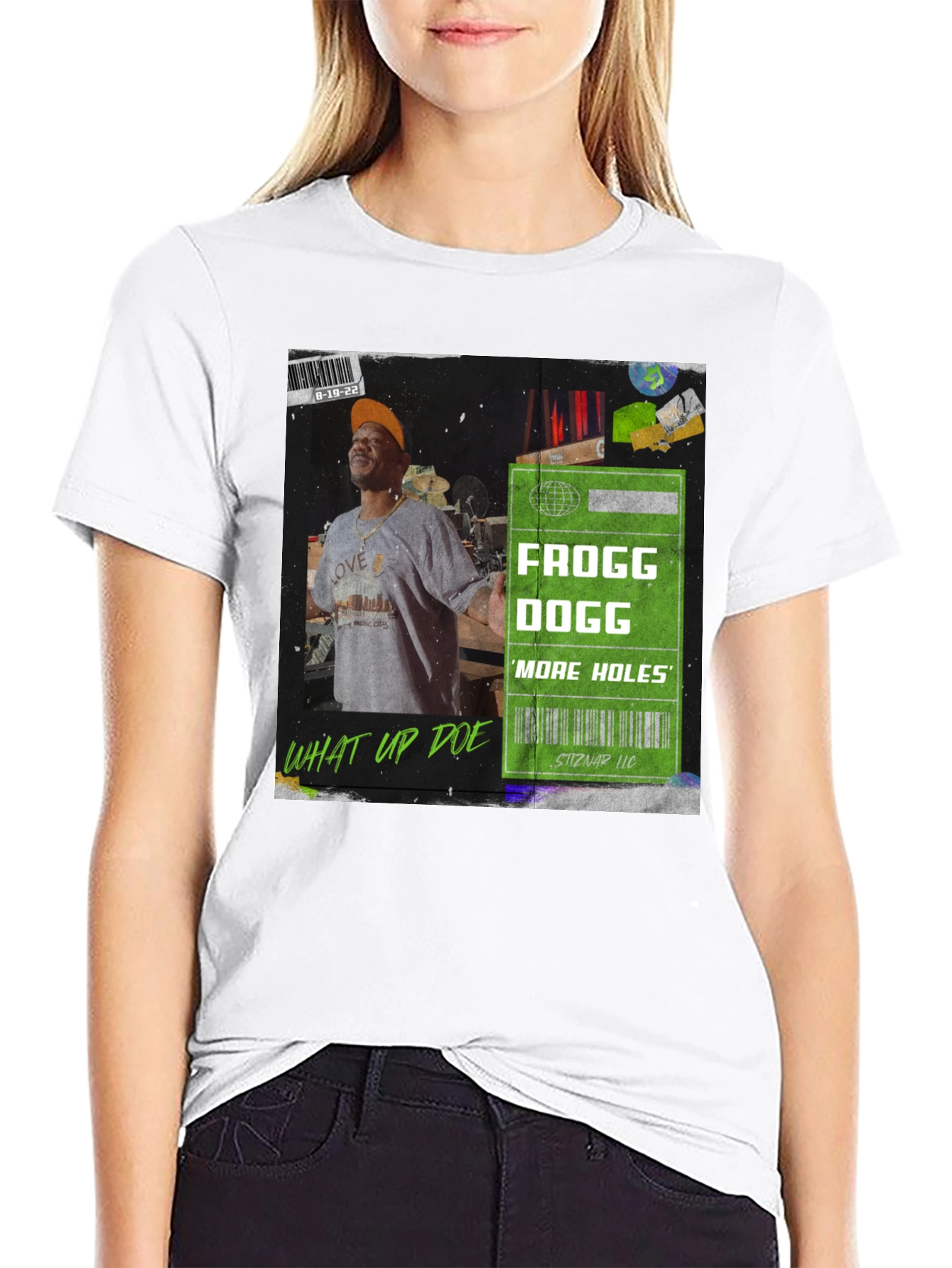 Frogg Dogg More Holes Black Graphic Tee