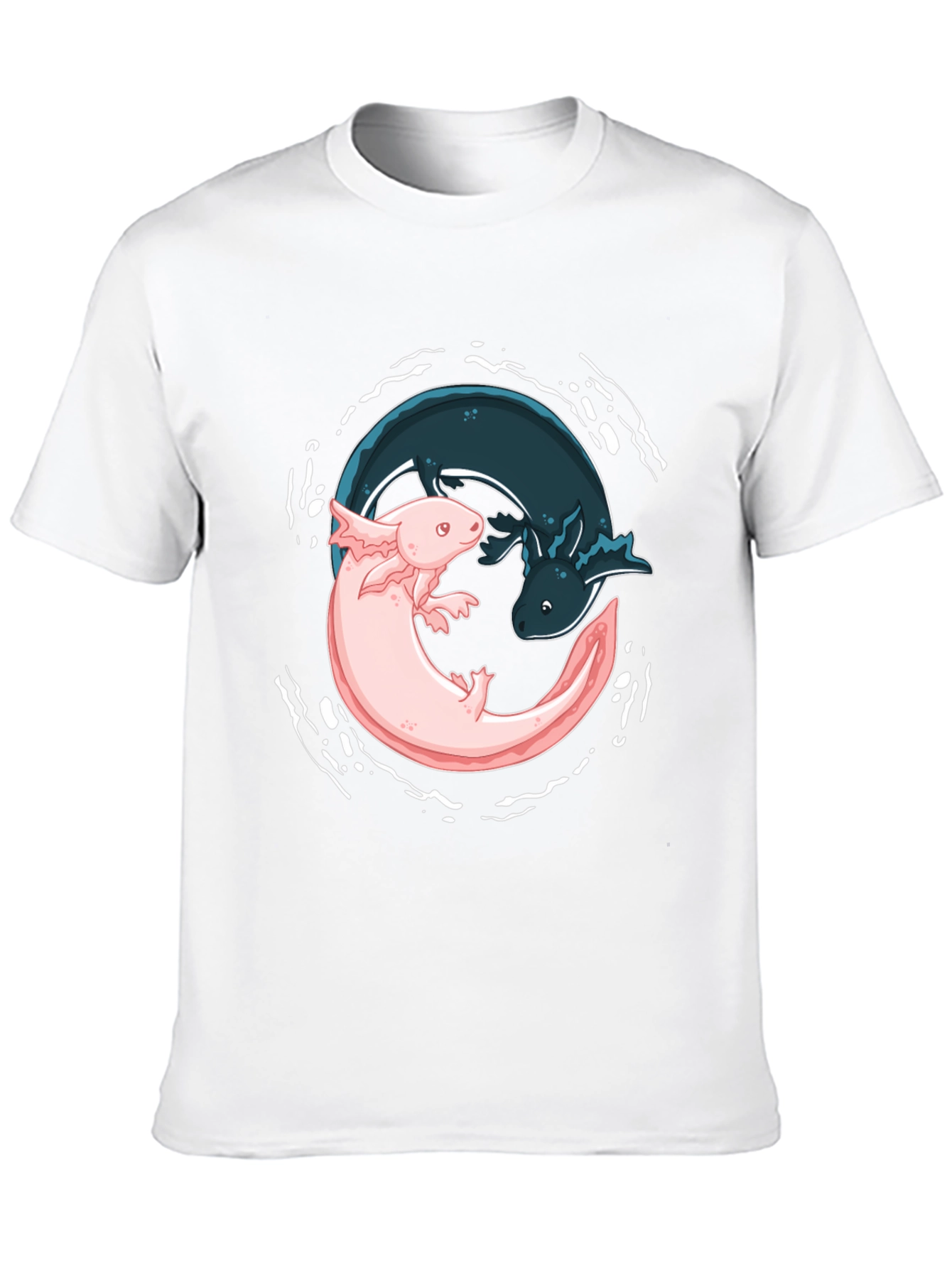 Yin Yang Axolotl Graphic Tee