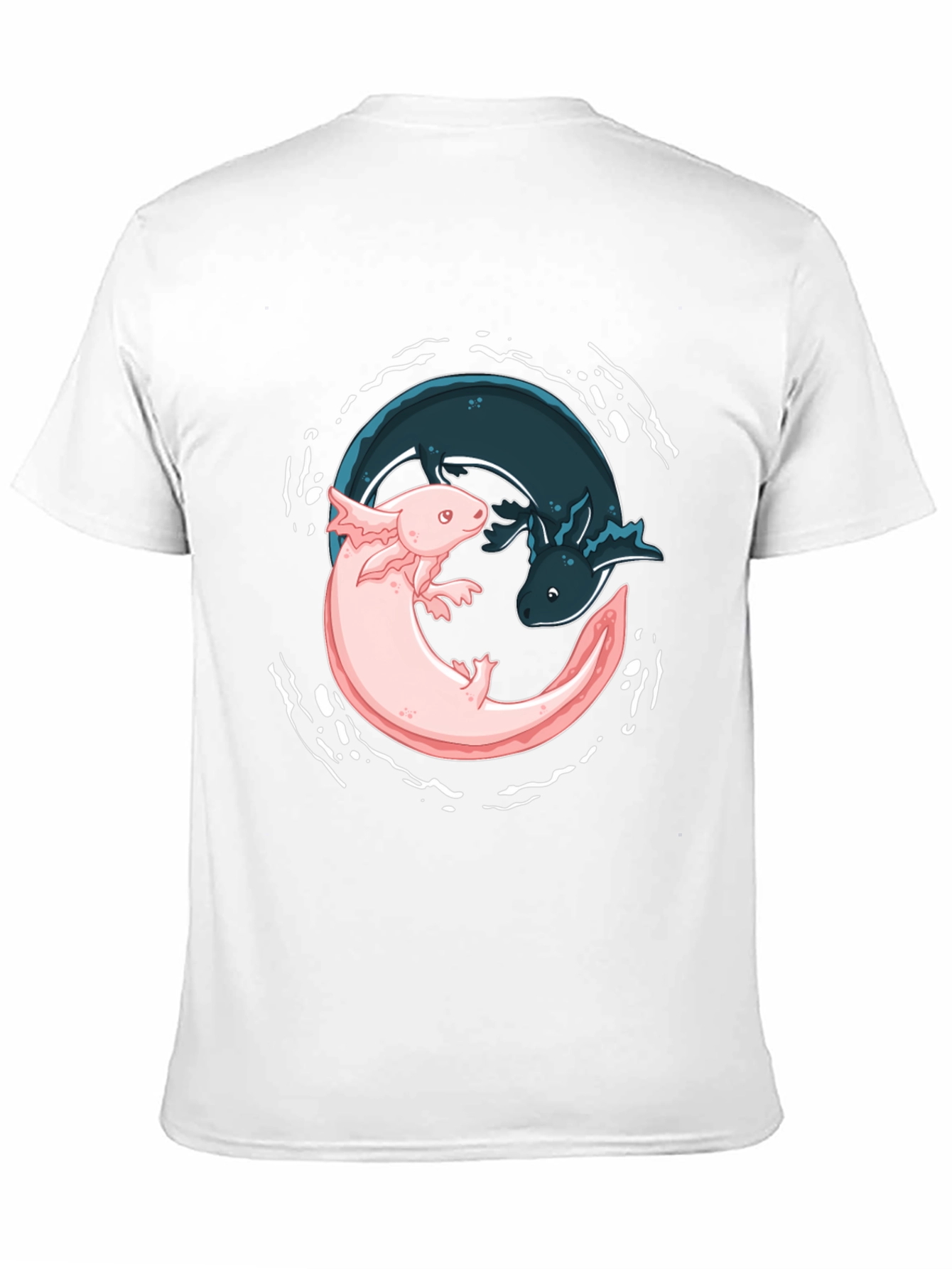 Yin Yang Axolotl Graphic Tee