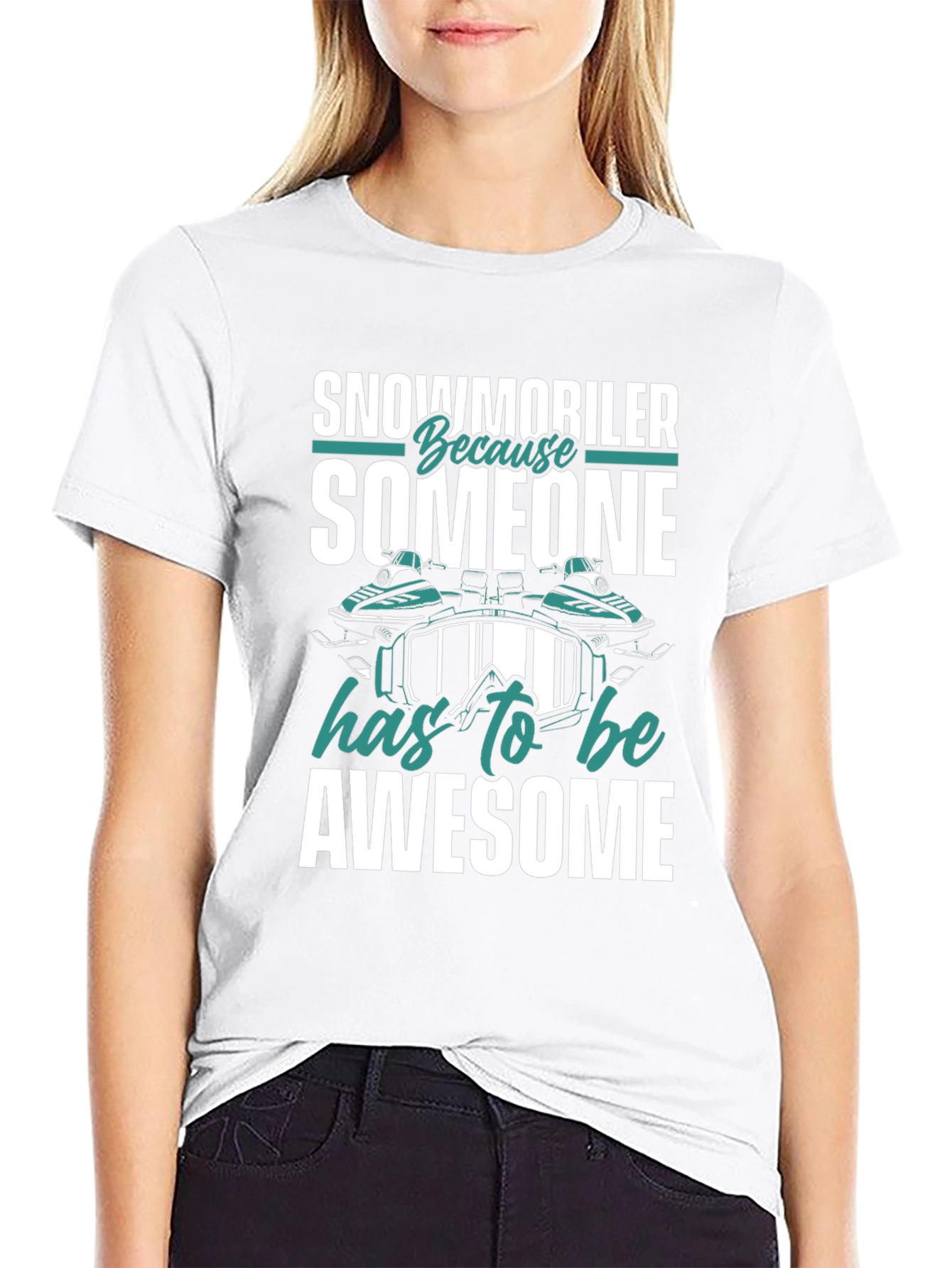 Snowmobiler Awesome Graphic Tee