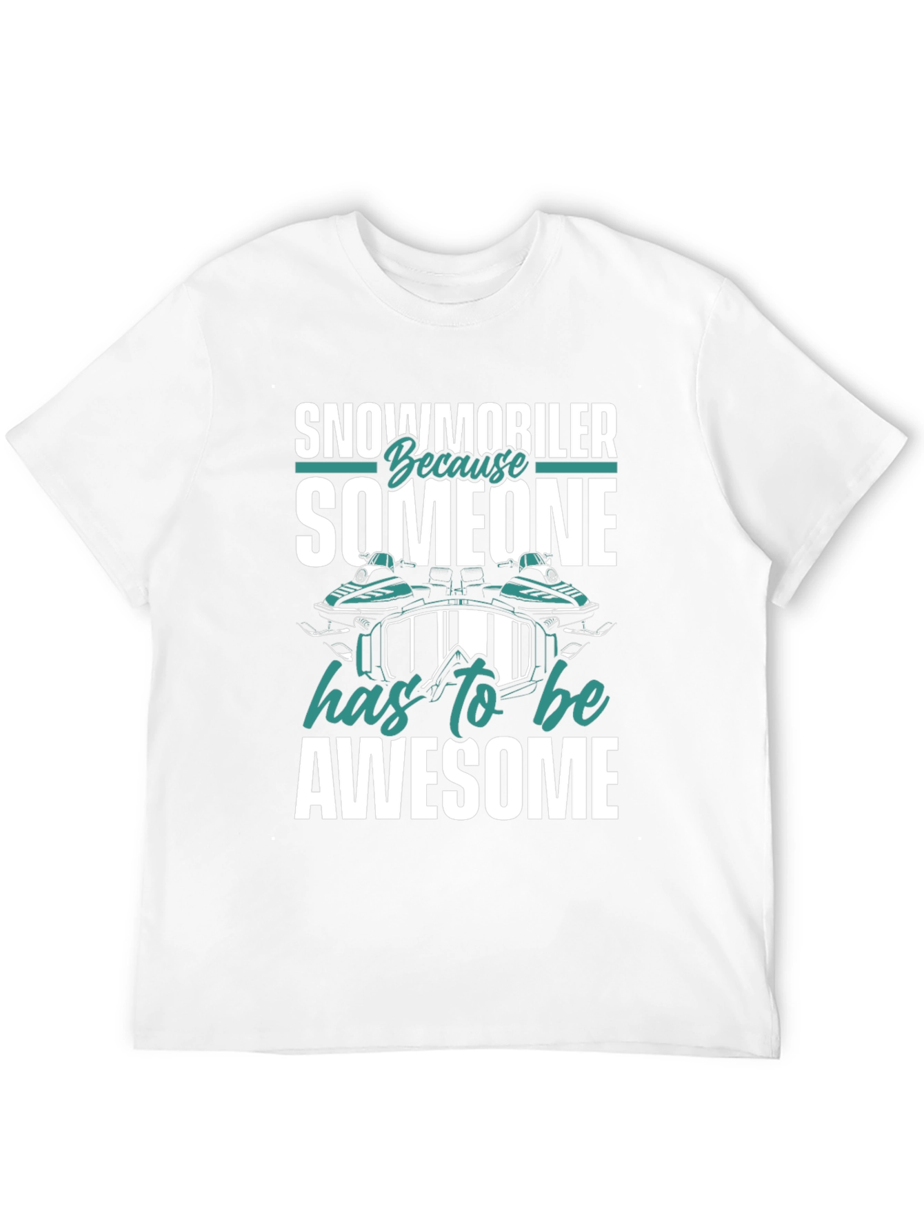 Snowmobiler Awesome Graphic Tee