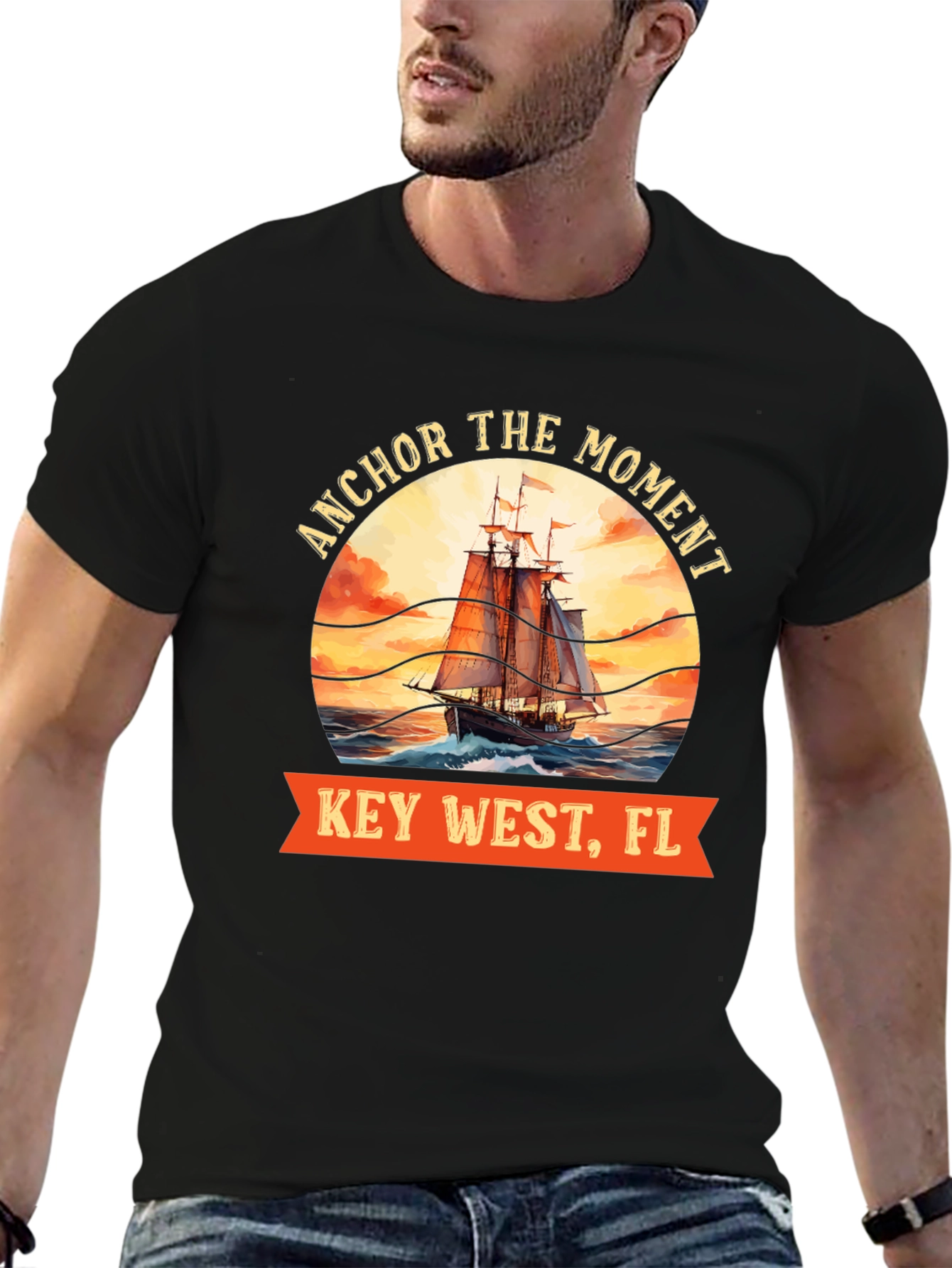 Anchor the Moment Key West Graphic Tee