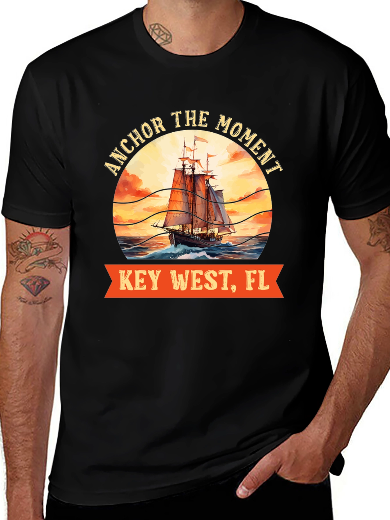 Anchor the Moment Key West Graphic Tee
