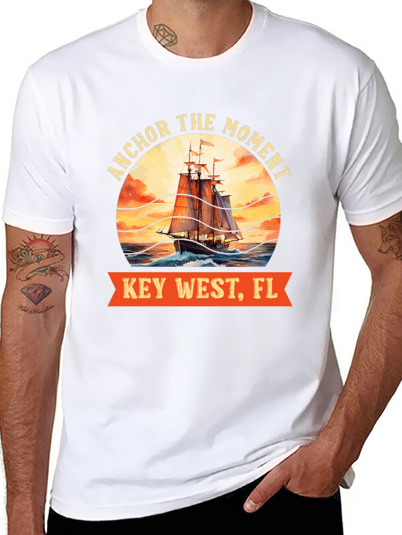 Anchor the Moment Key West Graphic Tee