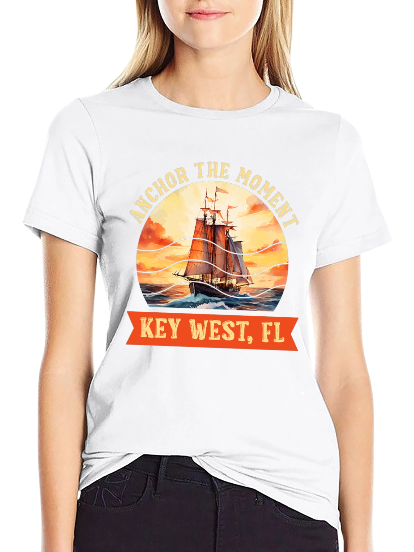 Anchor the Moment Key West Graphic Tee