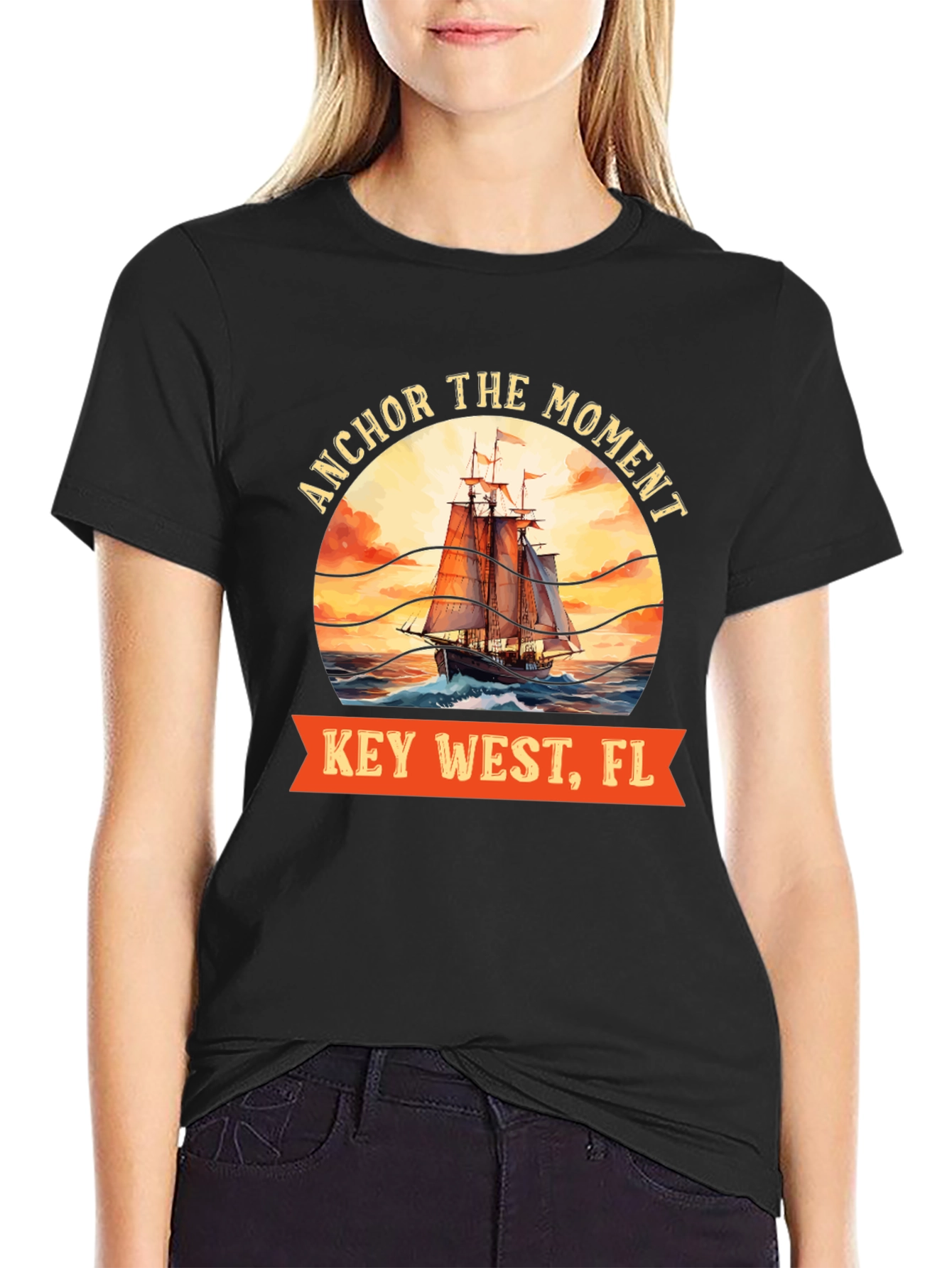Anchor the Moment Key West Graphic Tee