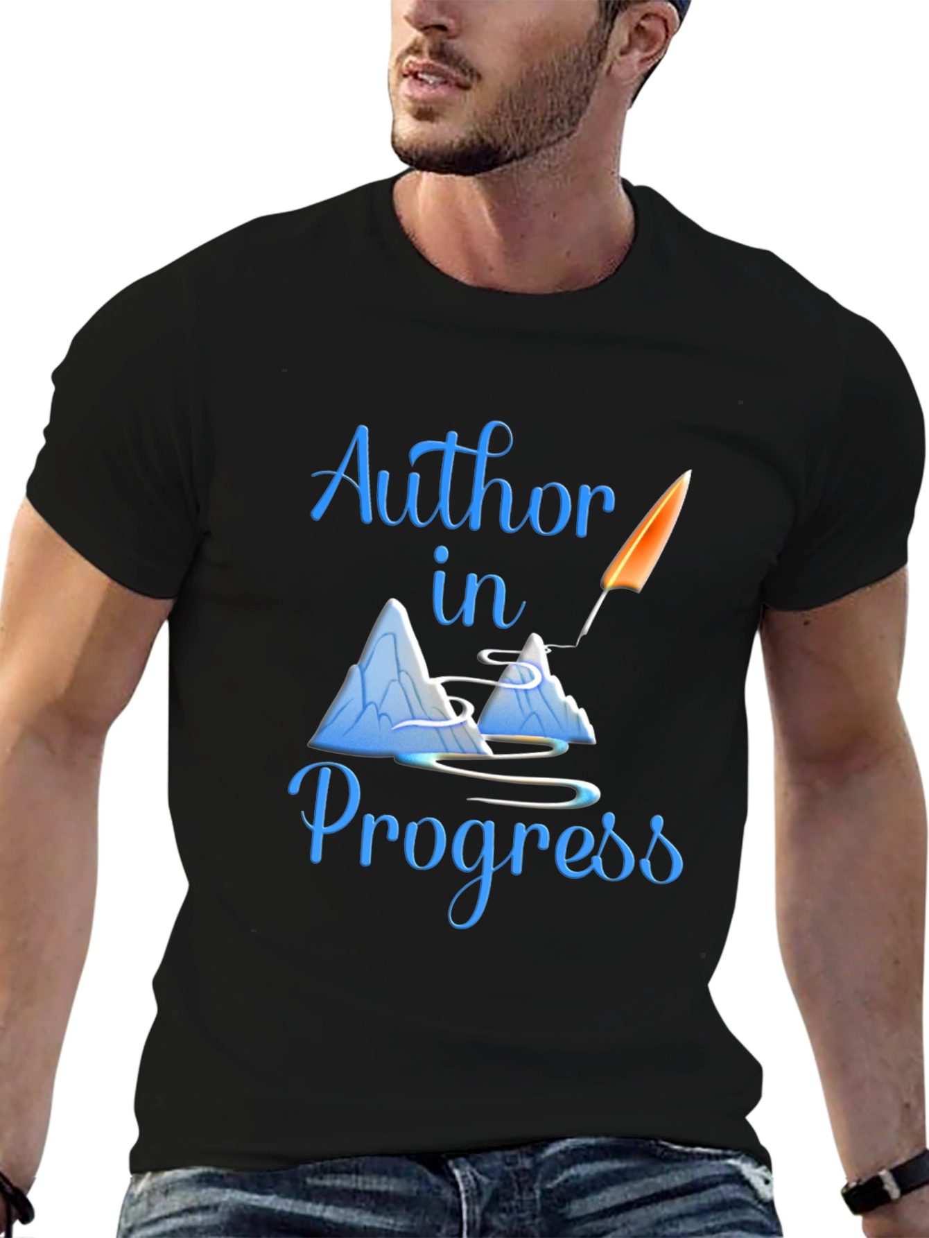 Author In Progress Graphic T-Shirt