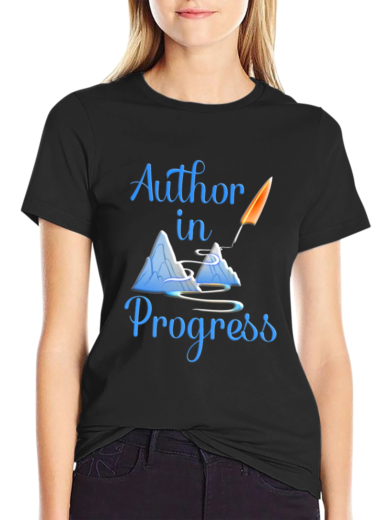 Author In Progress Graphic T-Shirt