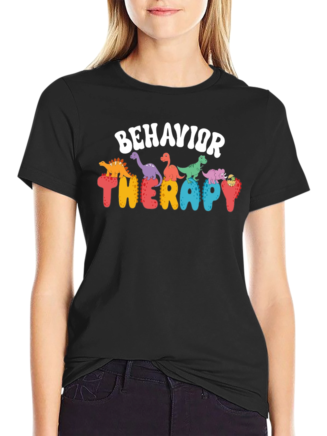 Behavior Therapy Dinosaur Graphic Tee