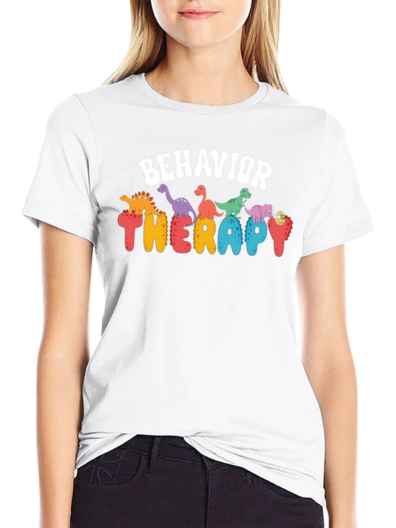 Behavior Therapy Dinosaur Graphic Tee