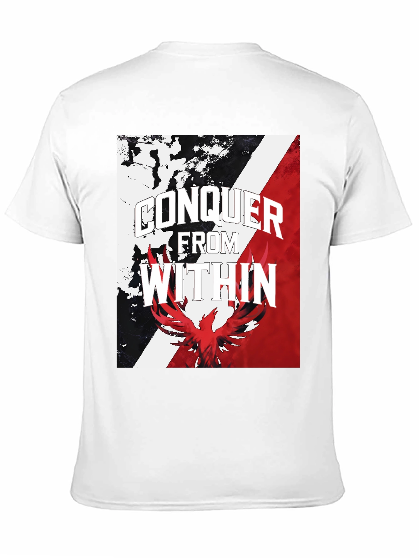Conquer Within Graphic Tee - Black