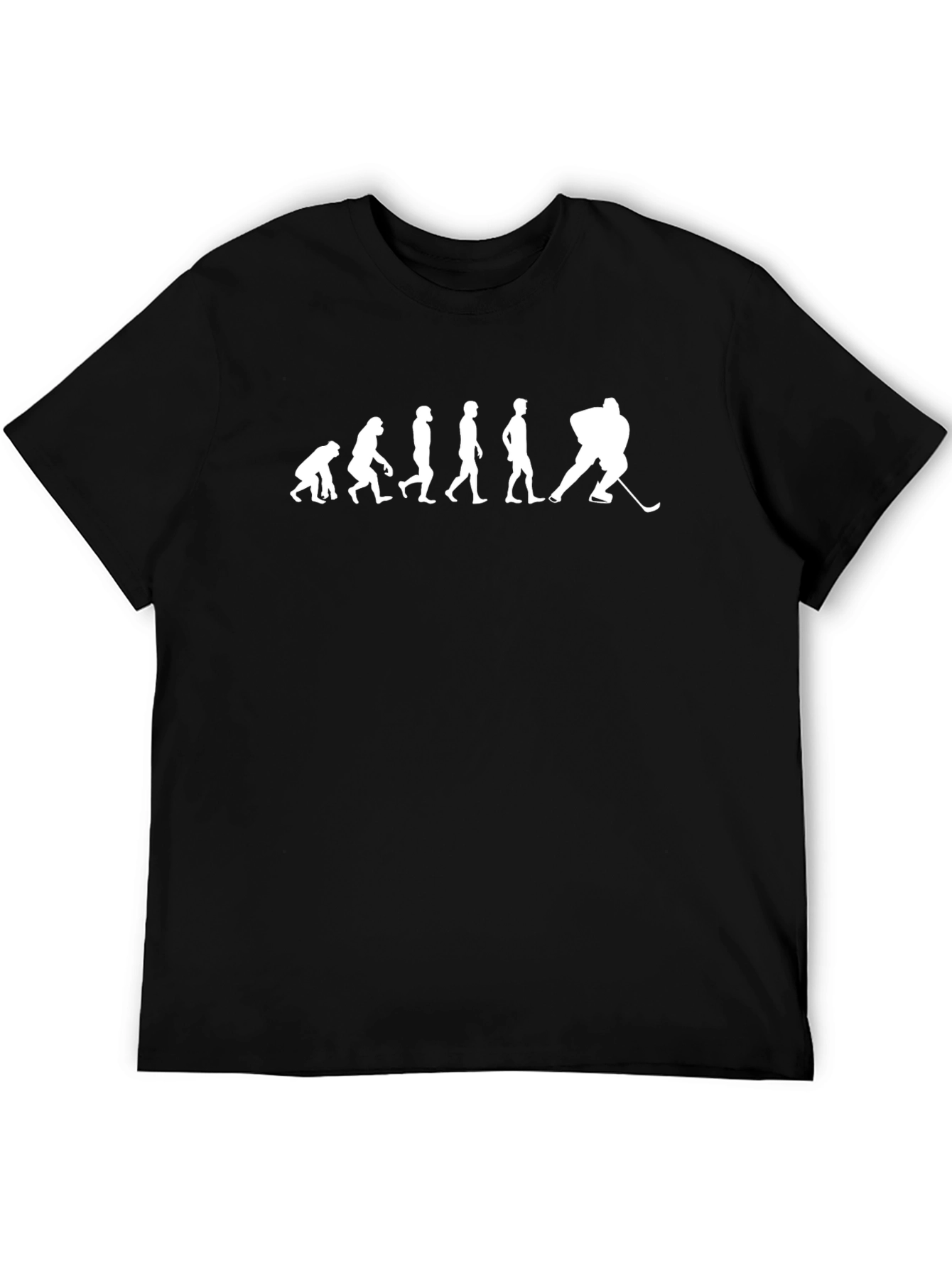 Evolution of Hockey T-Shirt - Black