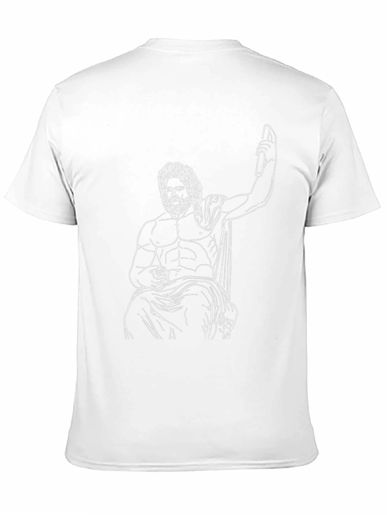 Zeus Graphic Tee - Classic Black Cotton Shirt