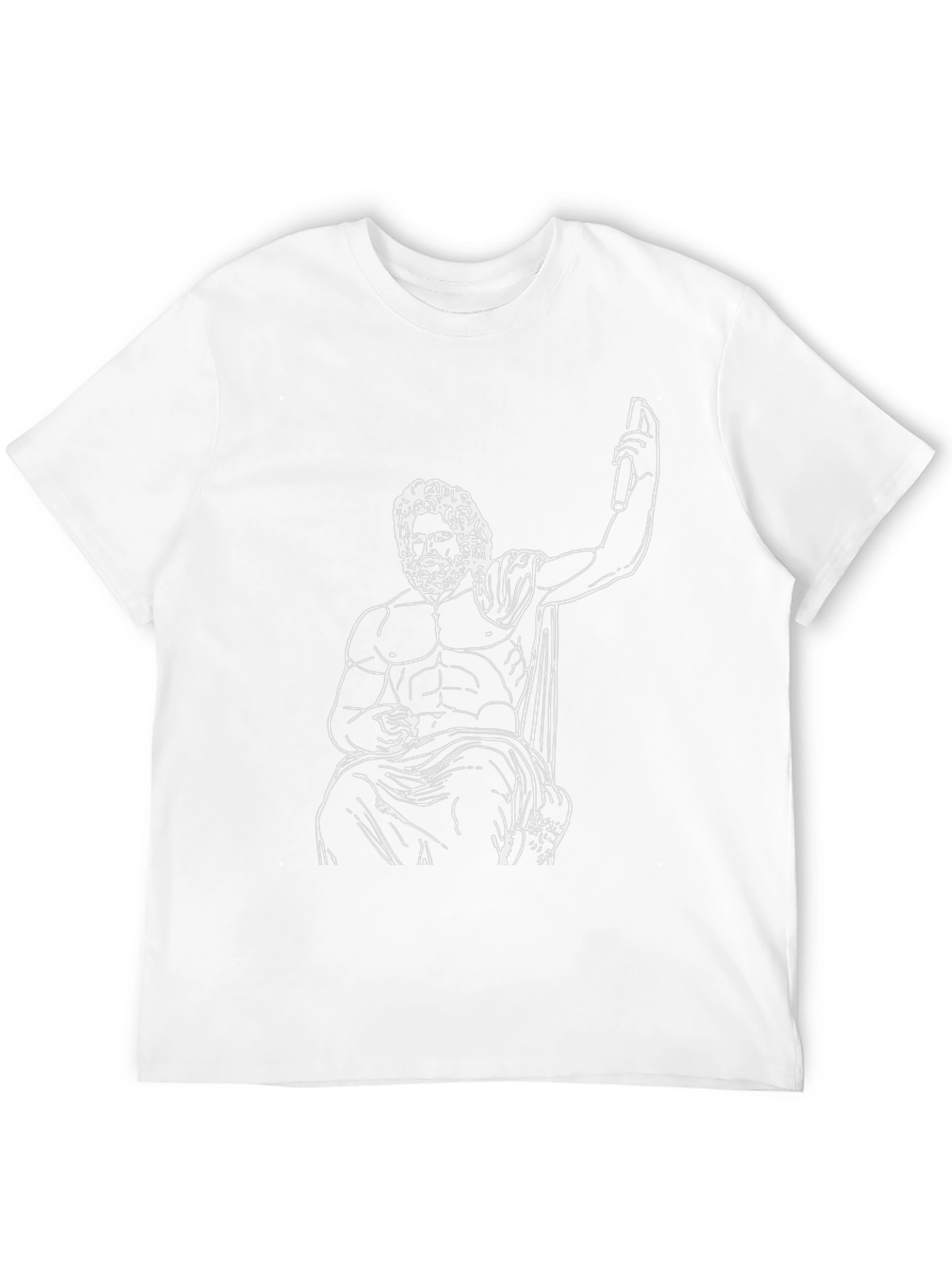 Zeus Graphic Tee - Classic Black Cotton Shirt