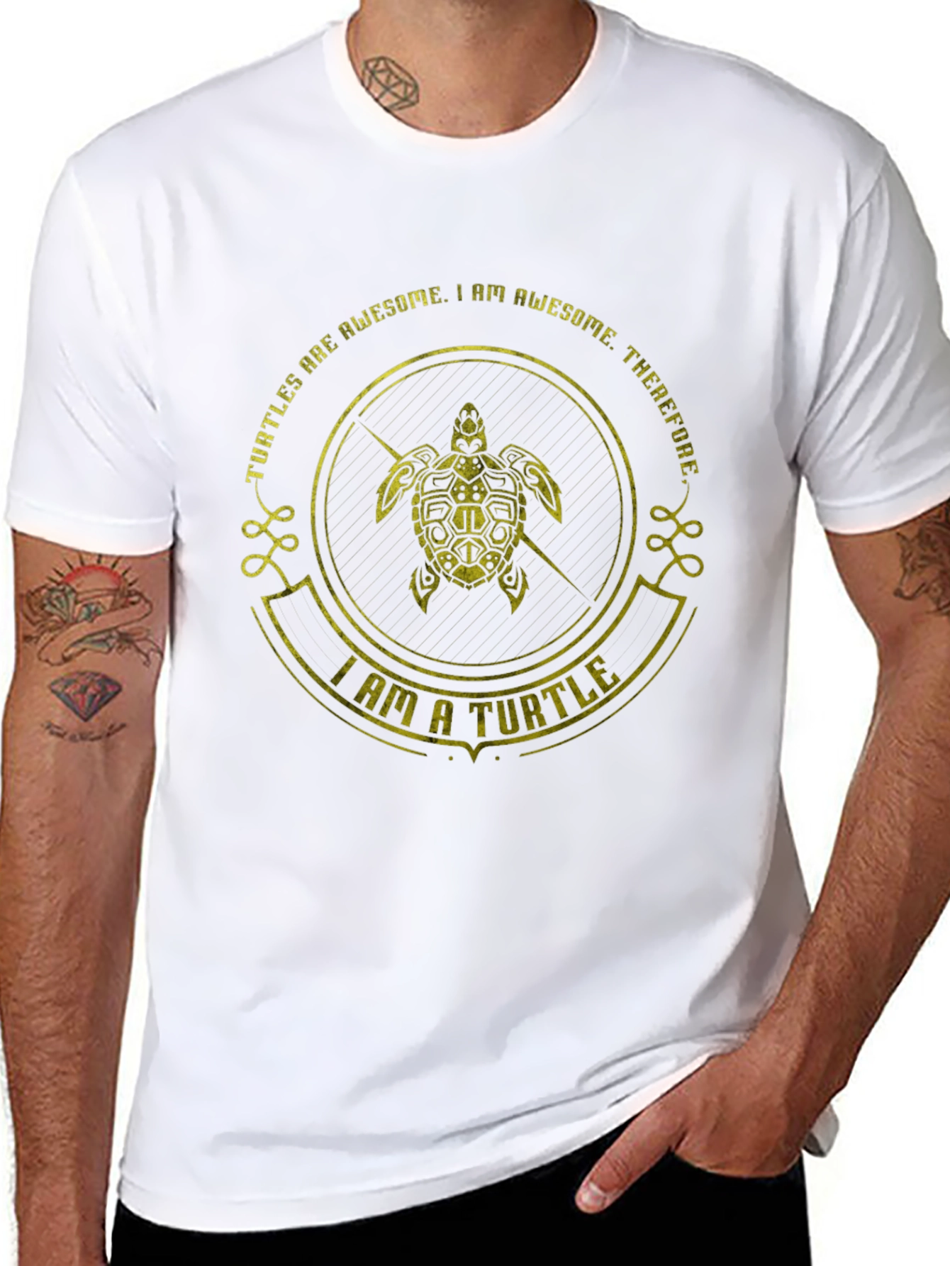 Awesome Turtle Graphic T-Shirt