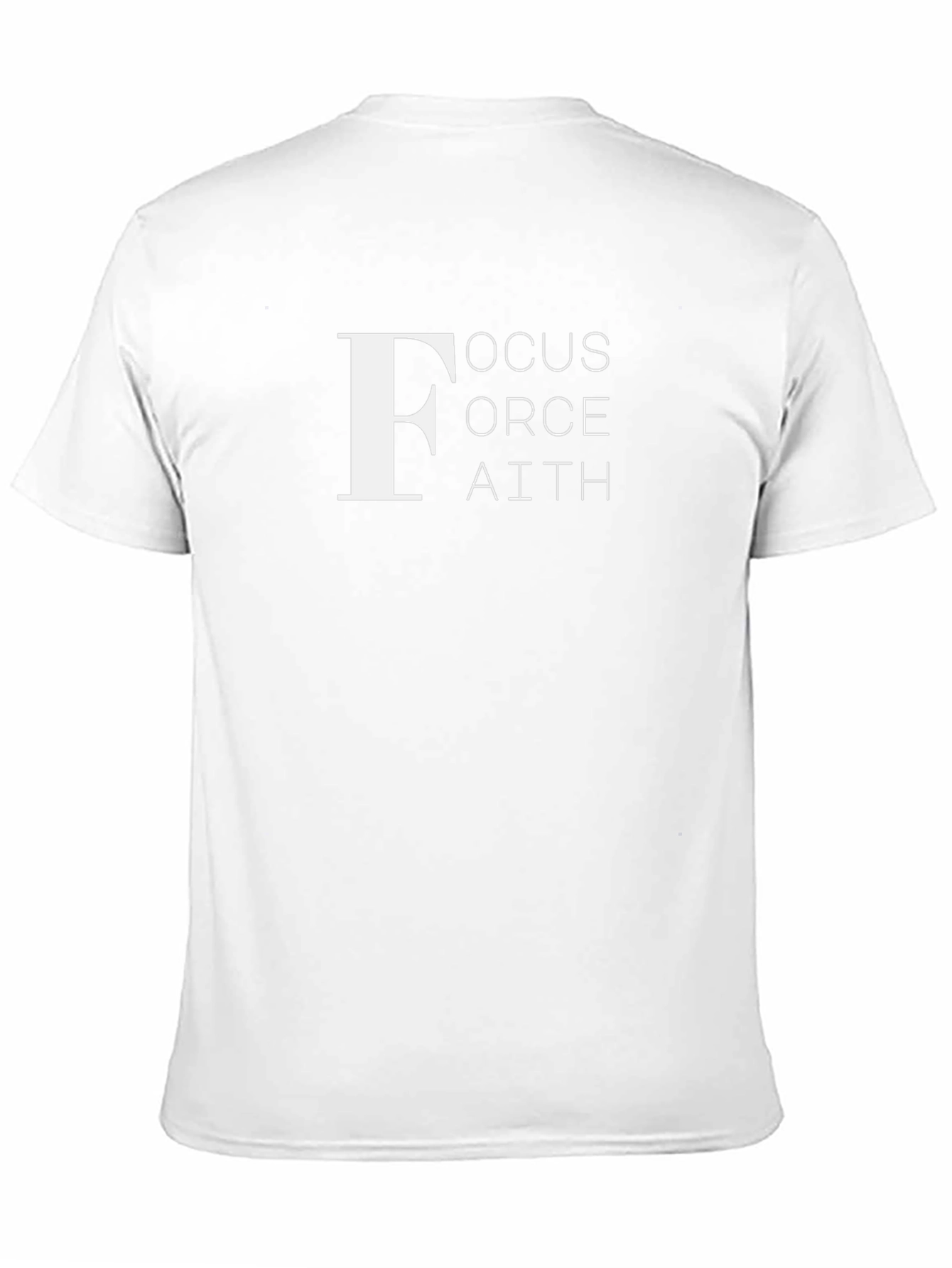 Focus Force Faith Black T-Shirt