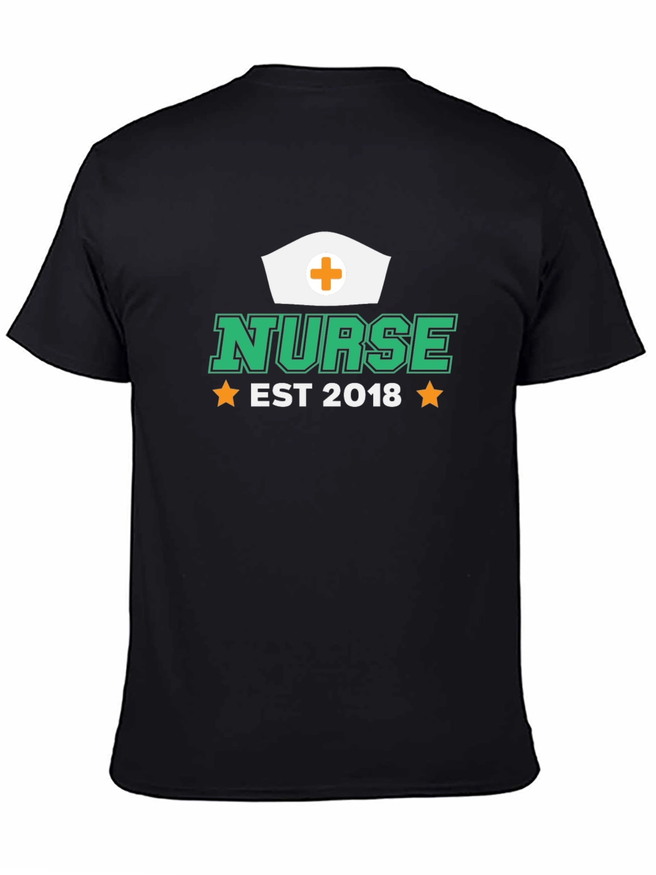 Nurse EST 2018 Black T-Shirt
