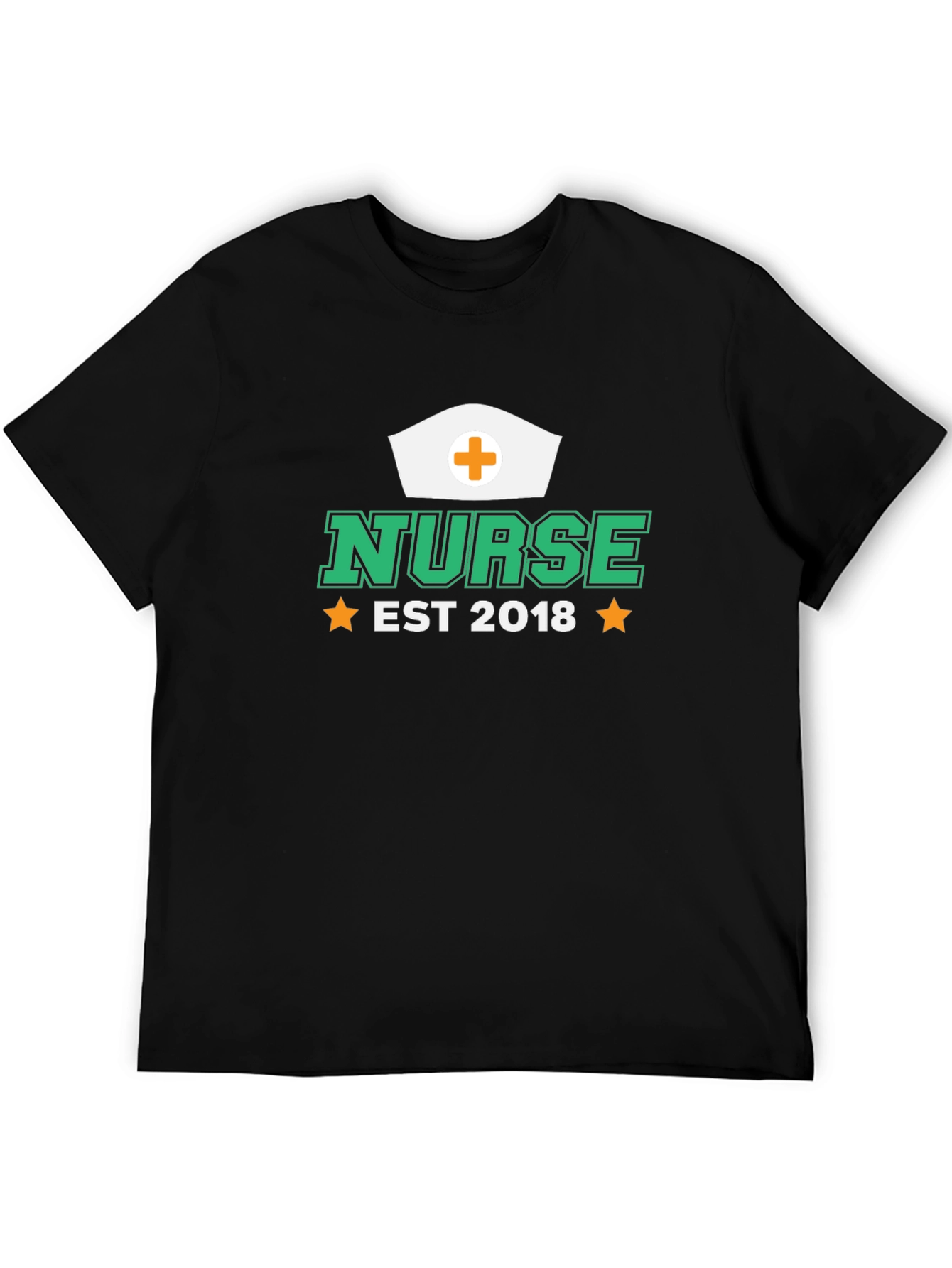 Nurse EST 2018 Black T-Shirt
