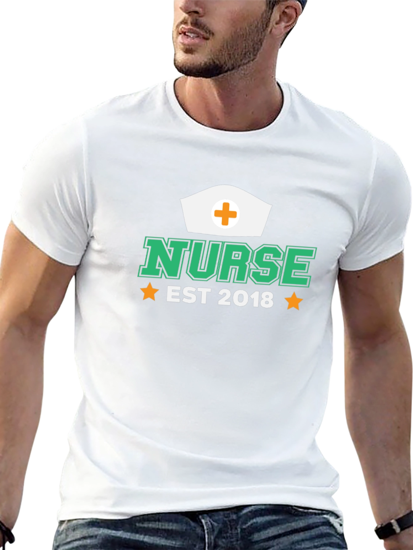 Nurse EST 2018 Black T-Shirt