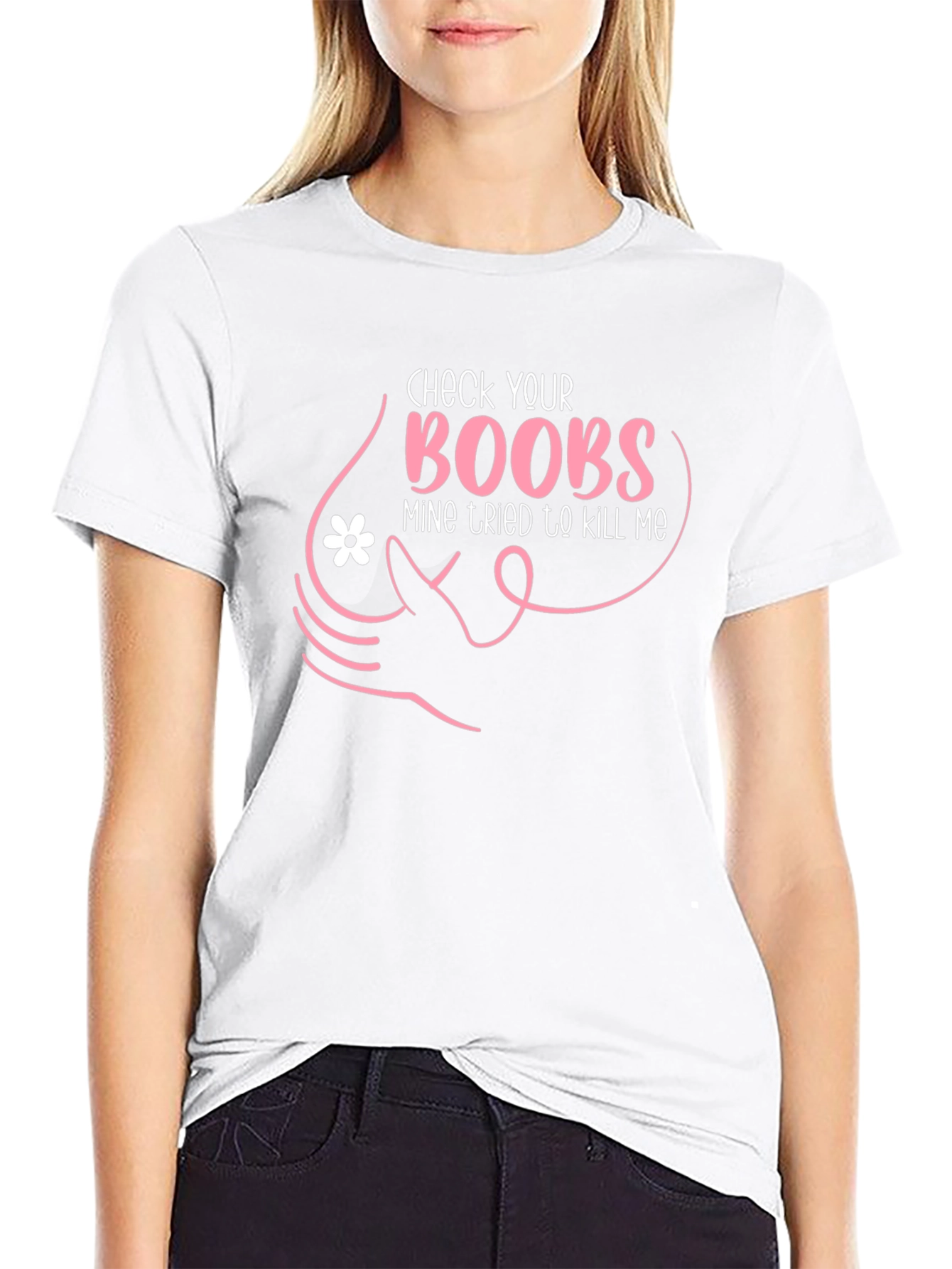 Check Your Boobs Graphic Tee