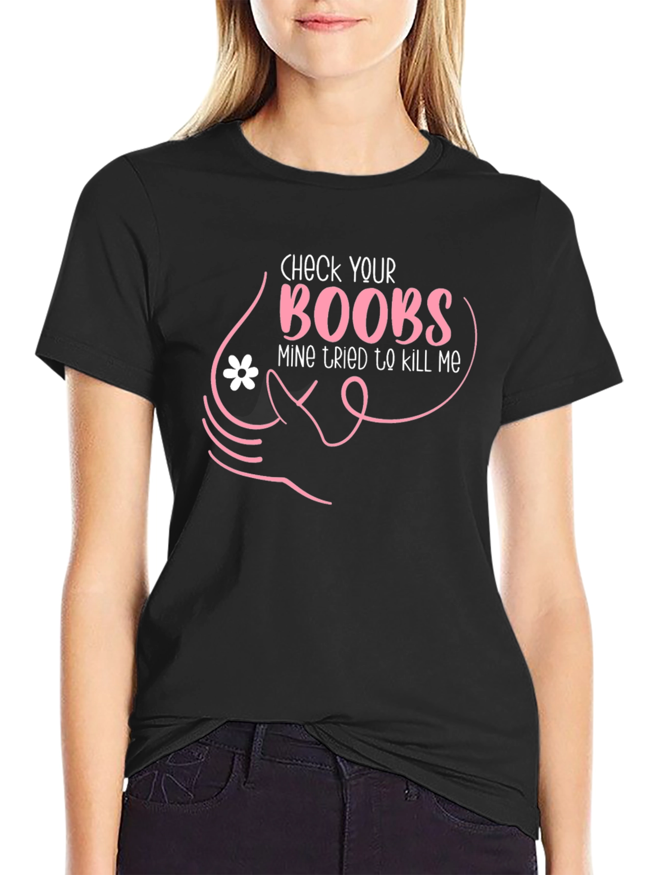 Check Your Boobs Graphic Tee