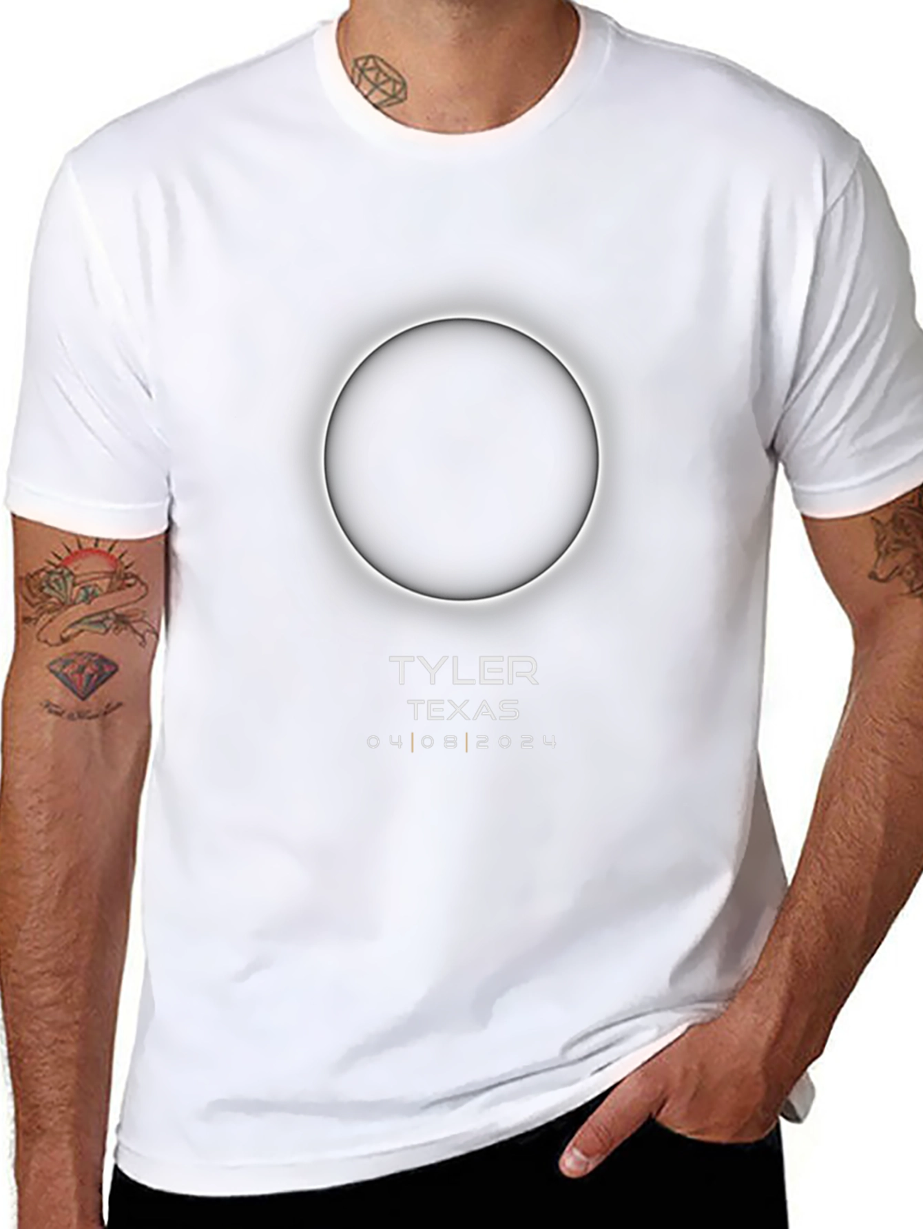 Total Solar Eclipse Tyler Texas 2024 T-Shirt