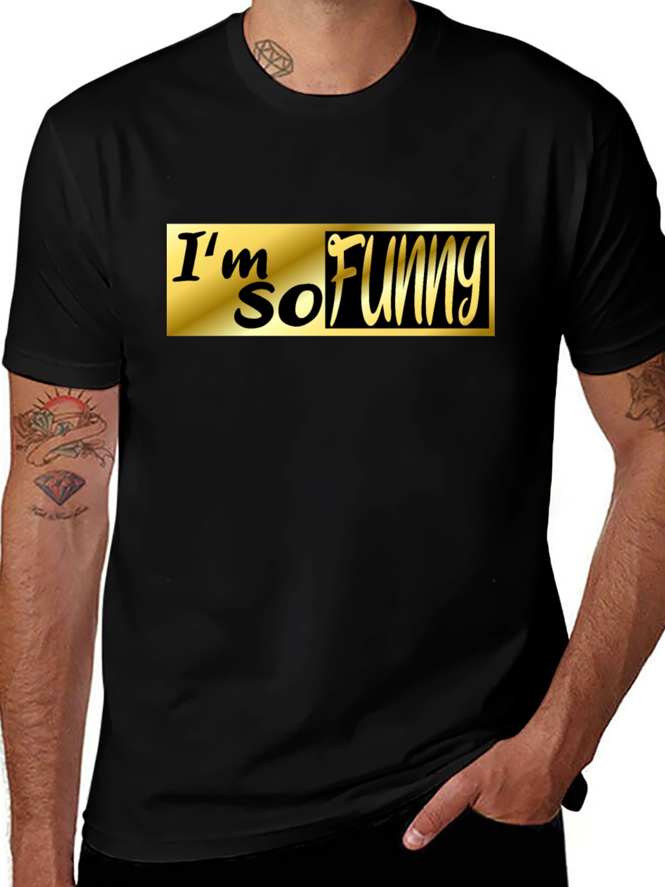 Im So Funny Black T-Shirt