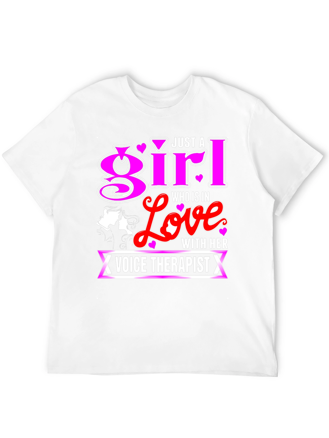 Girl in Love Voice Therapist Black T-Shirt