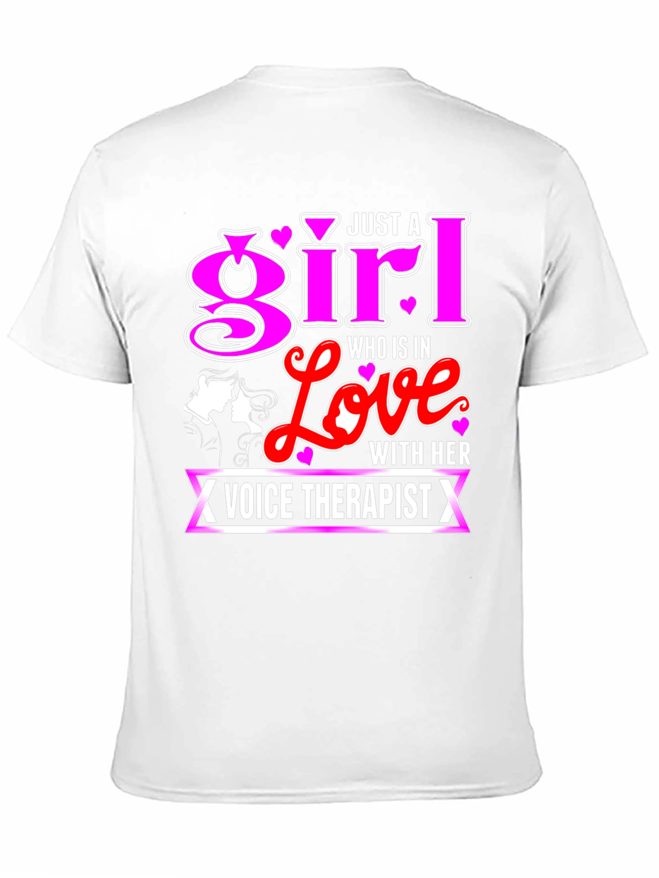 Girl in Love Voice Therapist Black T-Shirt
