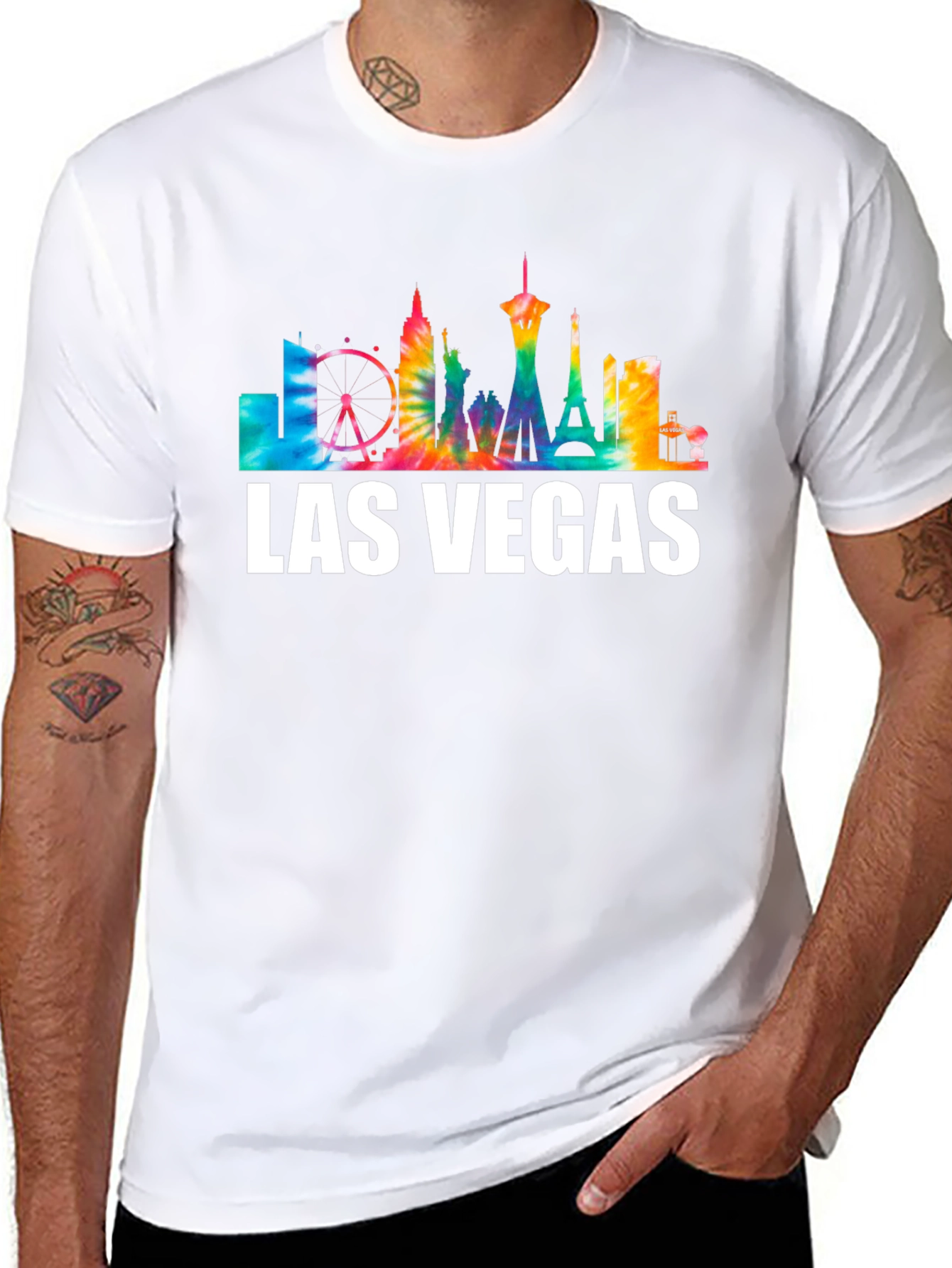 Las Vegas Skyline Graphic T-Shirt