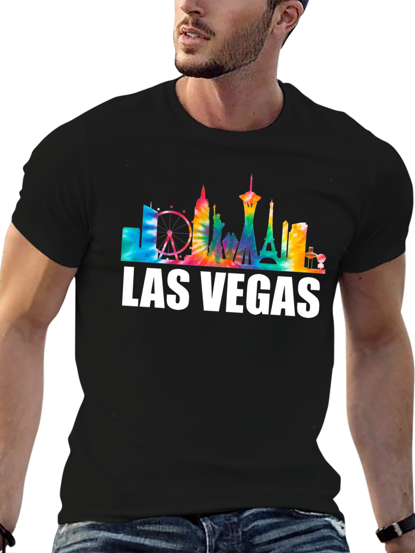 Las Vegas Skyline Graphic T-Shirt
