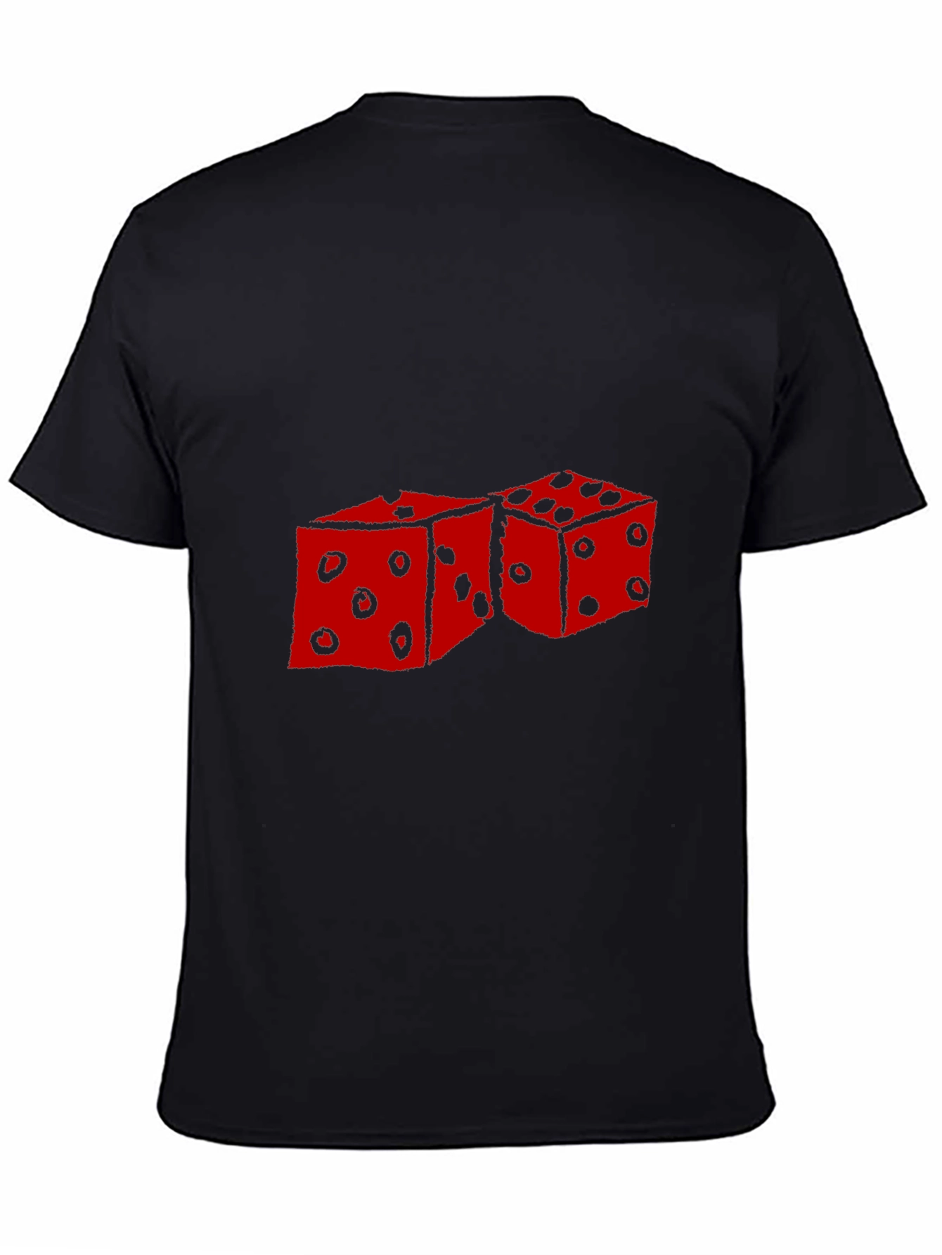 Dice Graphic Black T-Shirt