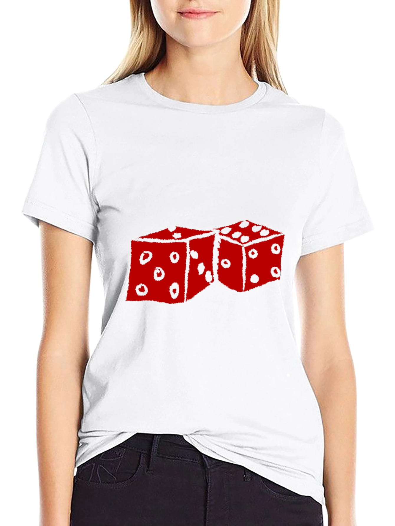 Dice Graphic Black T-Shirt