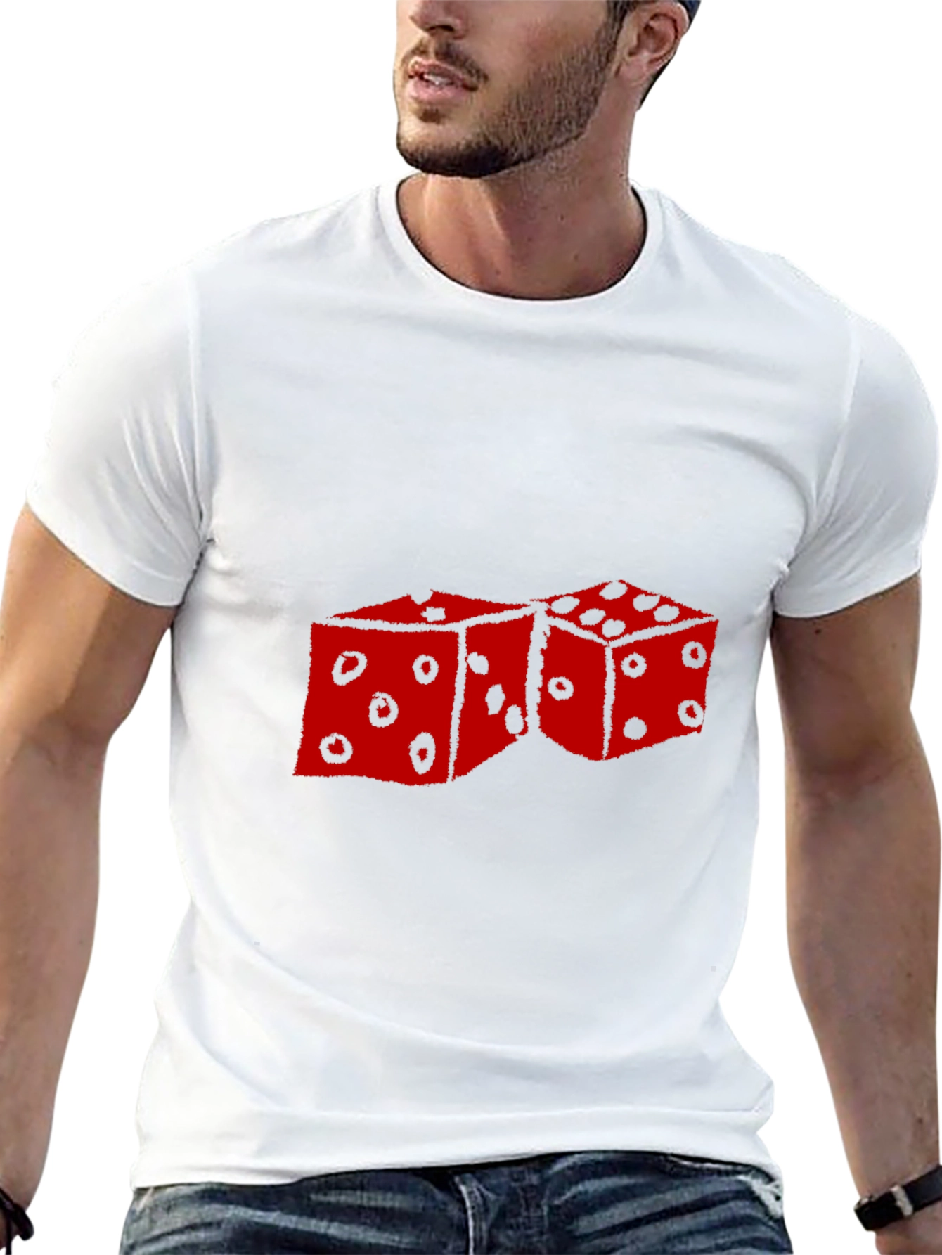 Dice Graphic Black T-Shirt