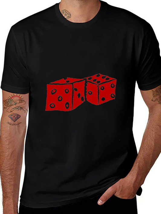 Dice Graphic Black T-Shirt