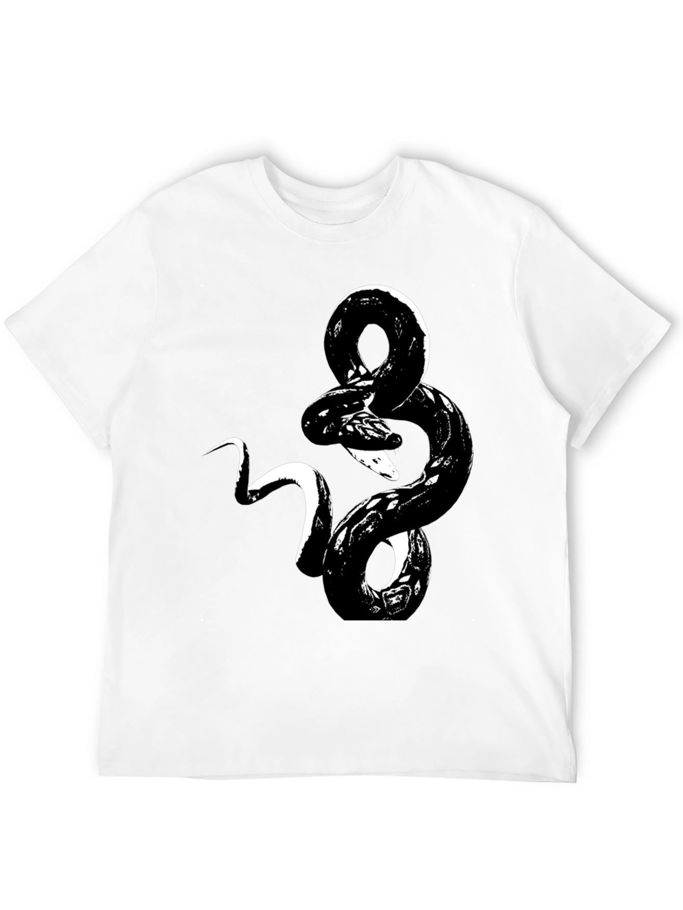 Snake Graphic Tee - Mens Black T-Shirt