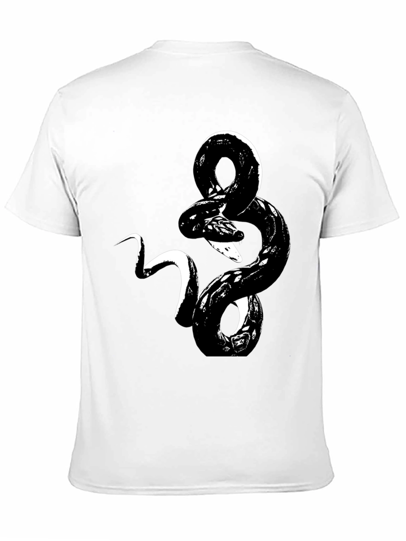 Snake Graphic Tee - Mens Black T-Shirt