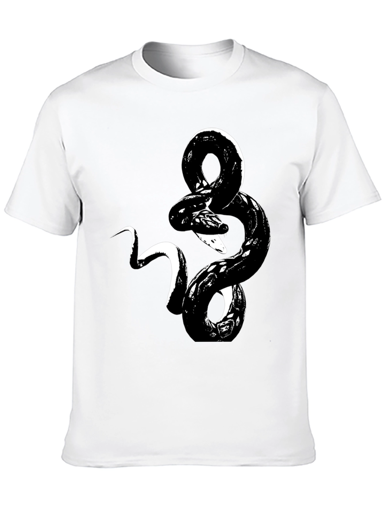 Snake Graphic Tee - Mens Black T-Shirt