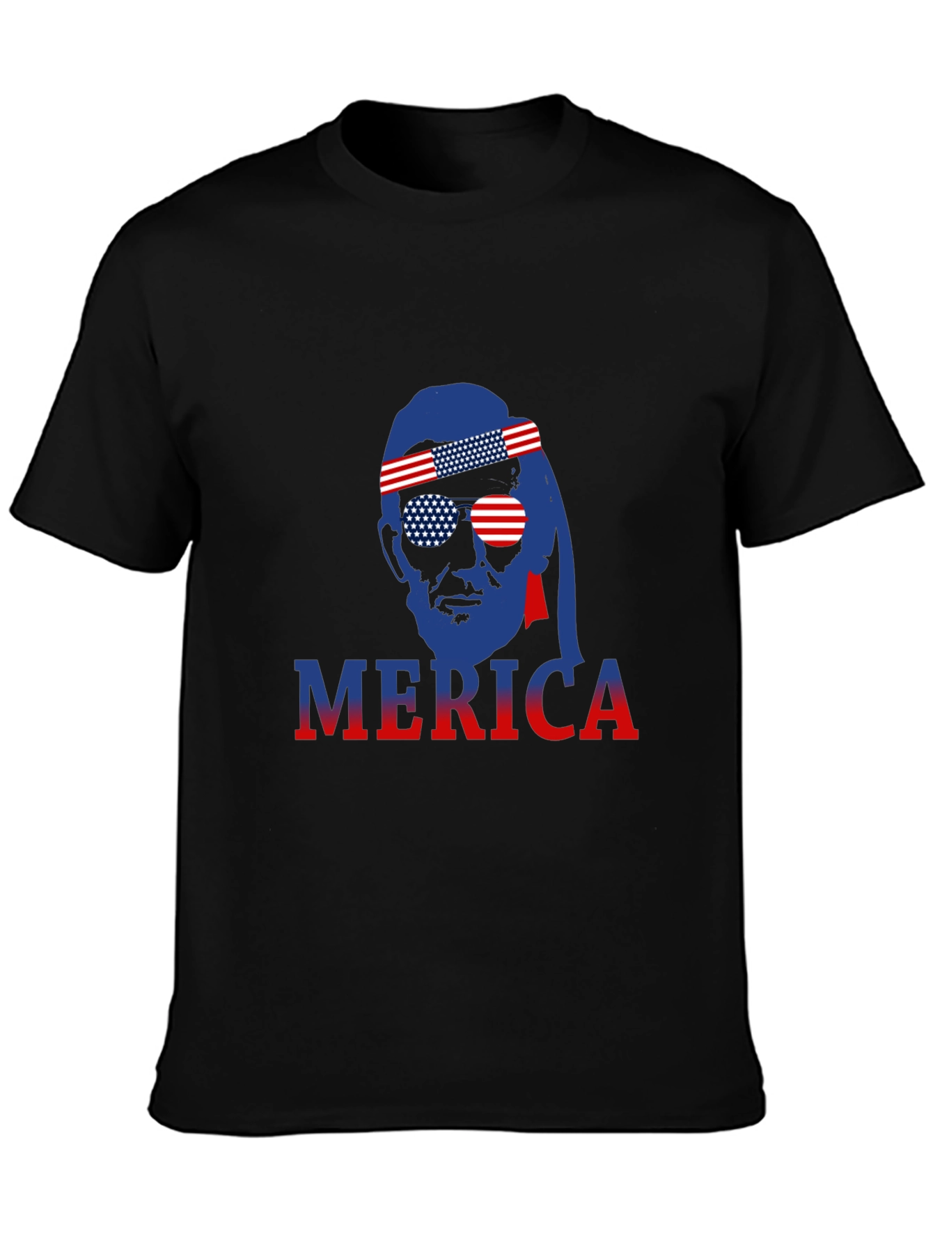 Merica T-Shirt Patriotic American Flag Tee
