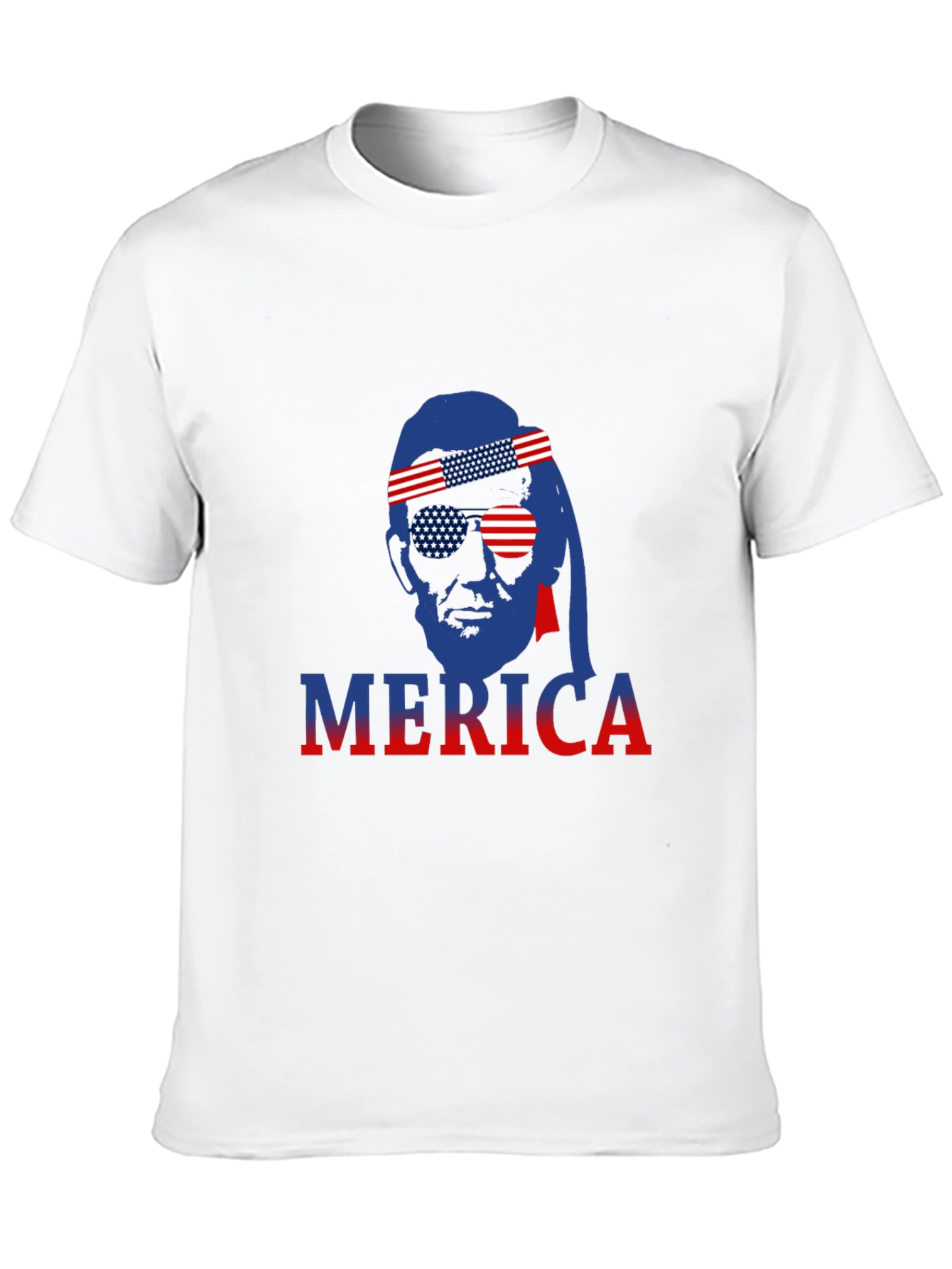 Merica T-Shirt Patriotic American Flag Tee