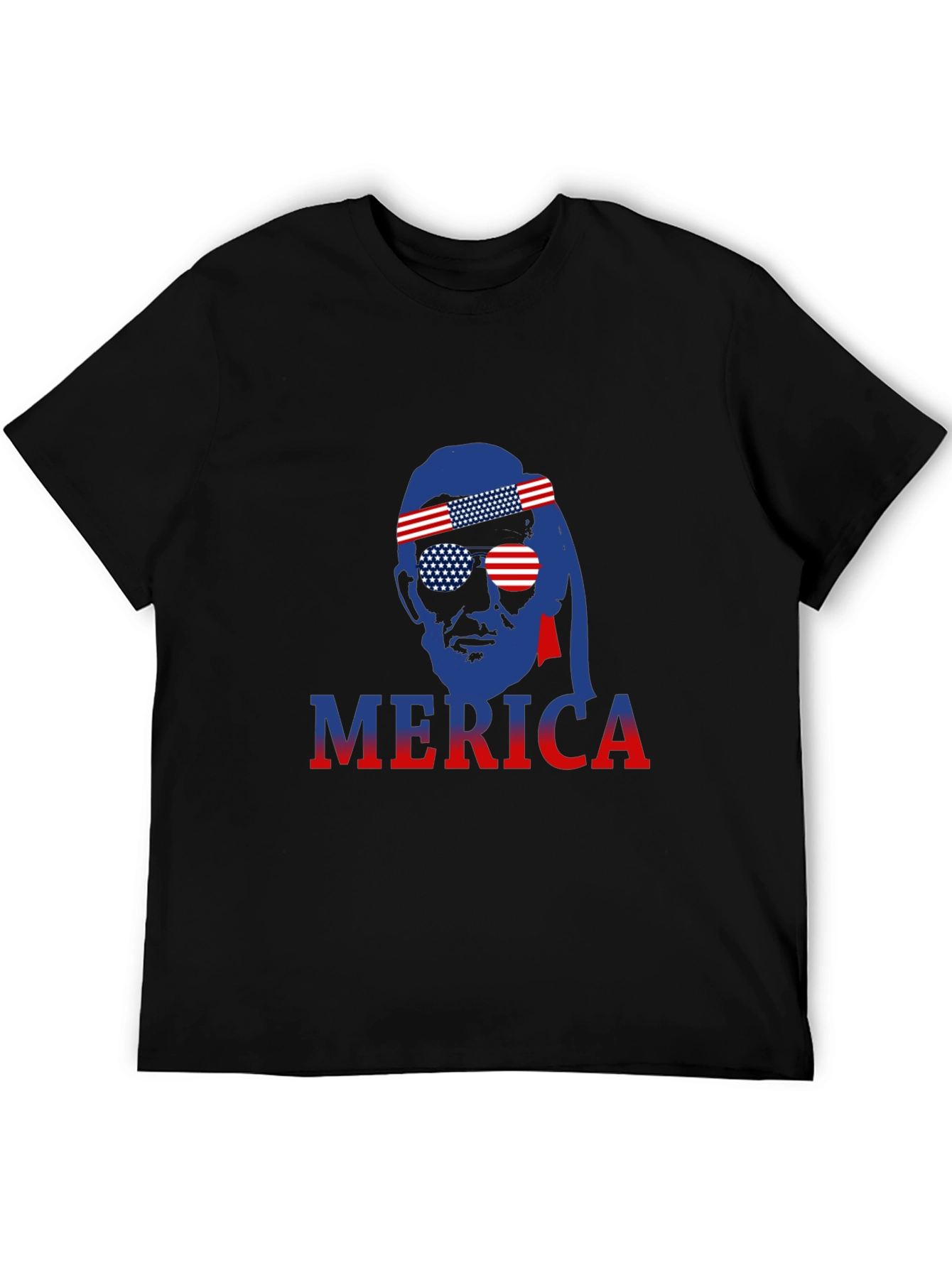 Merica T-Shirt Patriotic American Flag Tee