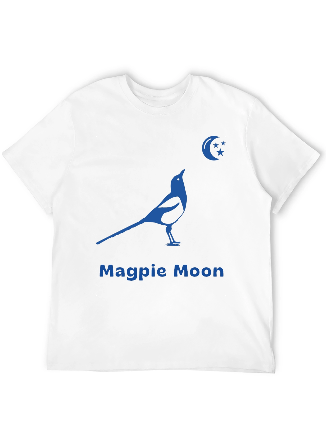 Magpie Moon Graphic Tee - Black Cotton Blend