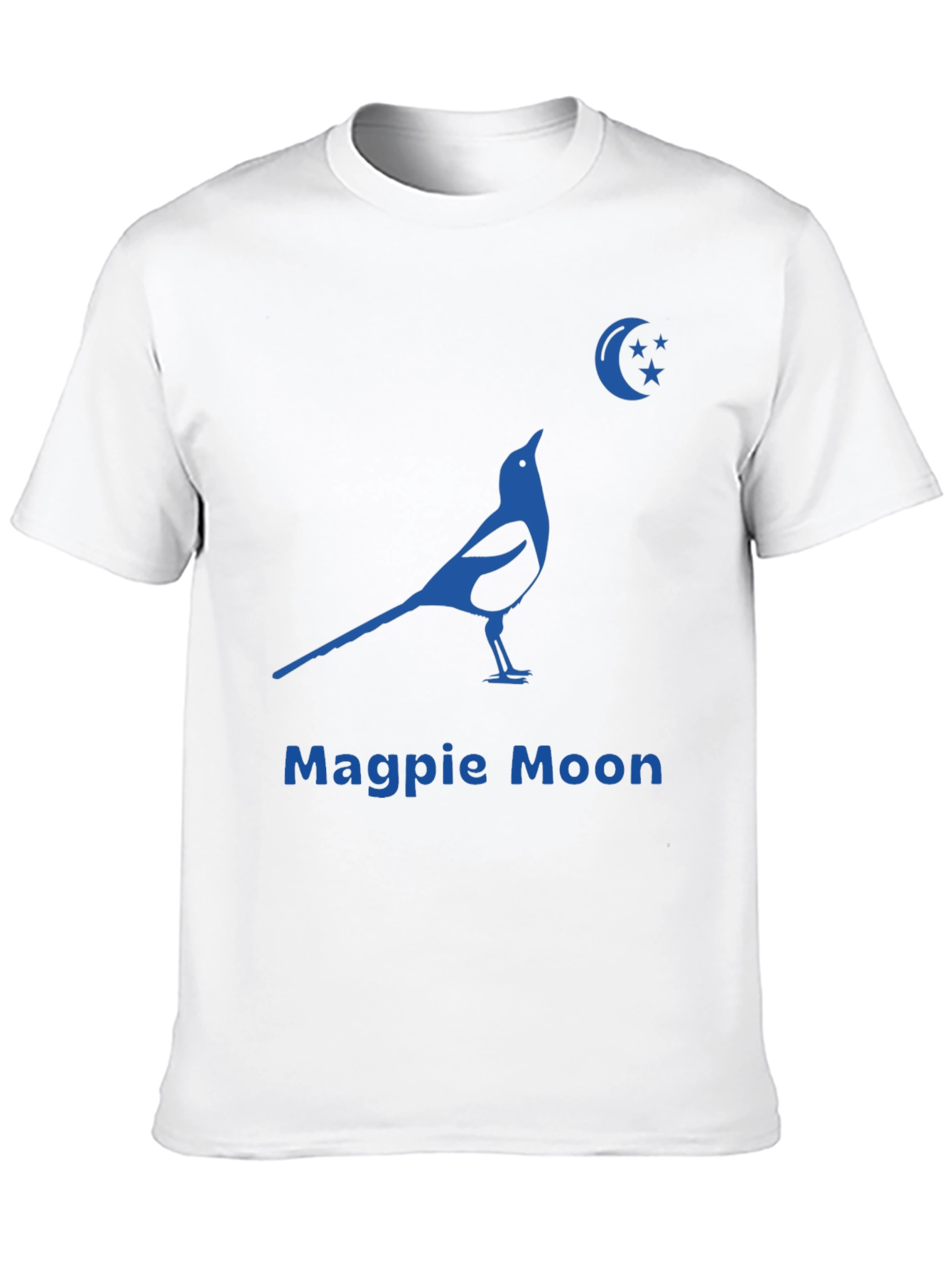 Magpie Moon Graphic Tee - Black Cotton Blend
