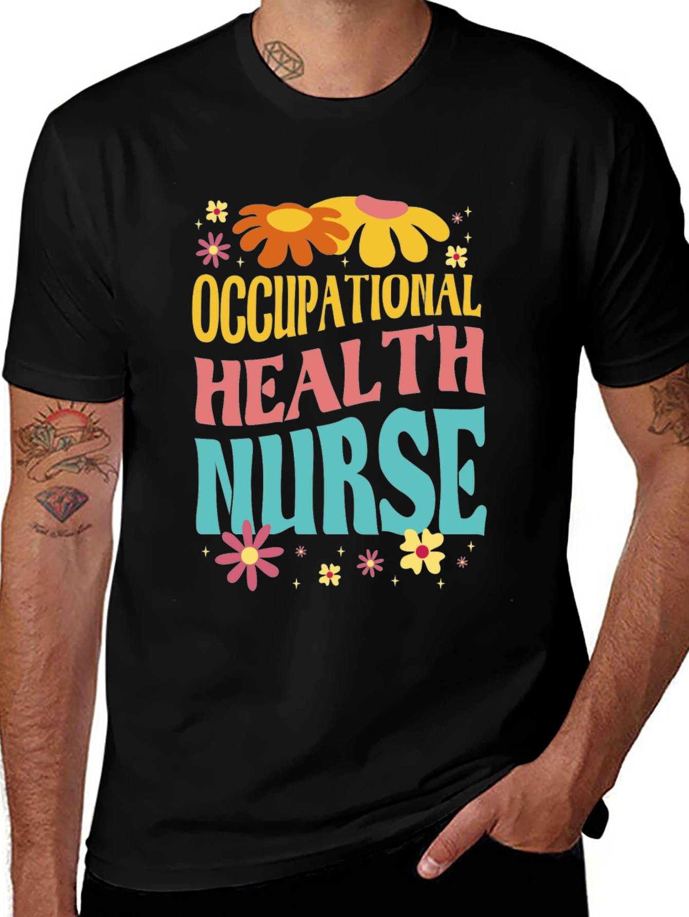 Retro Occupational Health Nurse T-Shirt